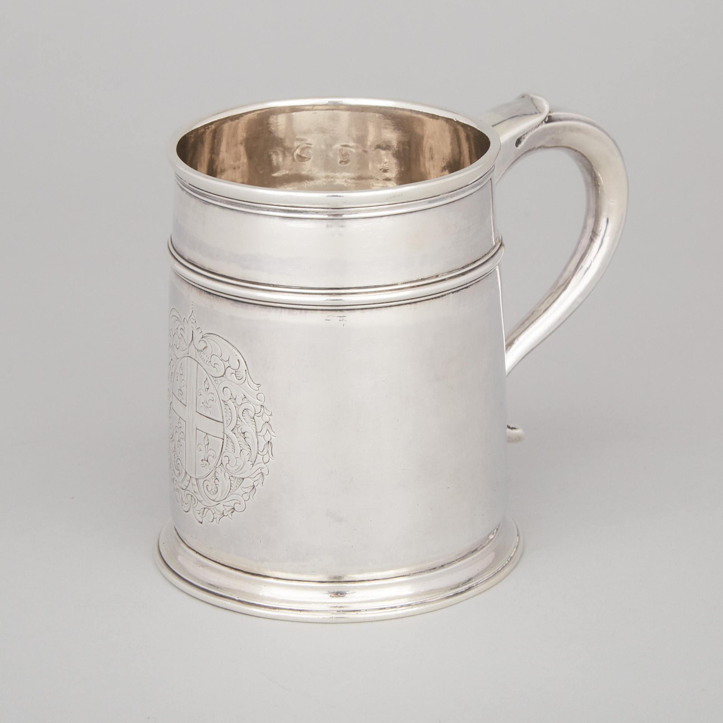 Queen Anne Silver Mug, Benjamin Pyne, London, 1706