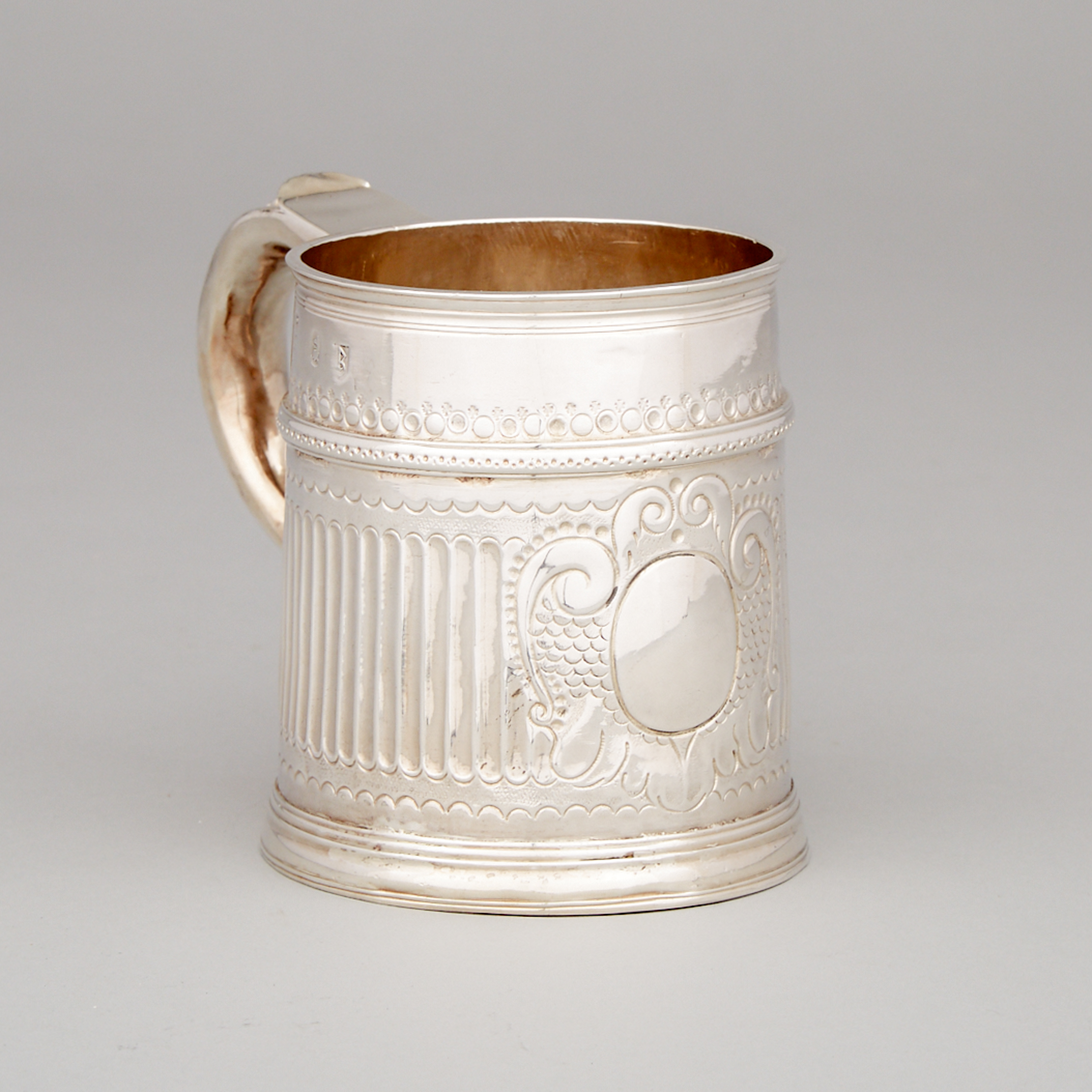 Queen Anne Silver Mug, John Gibbons, London, 1703