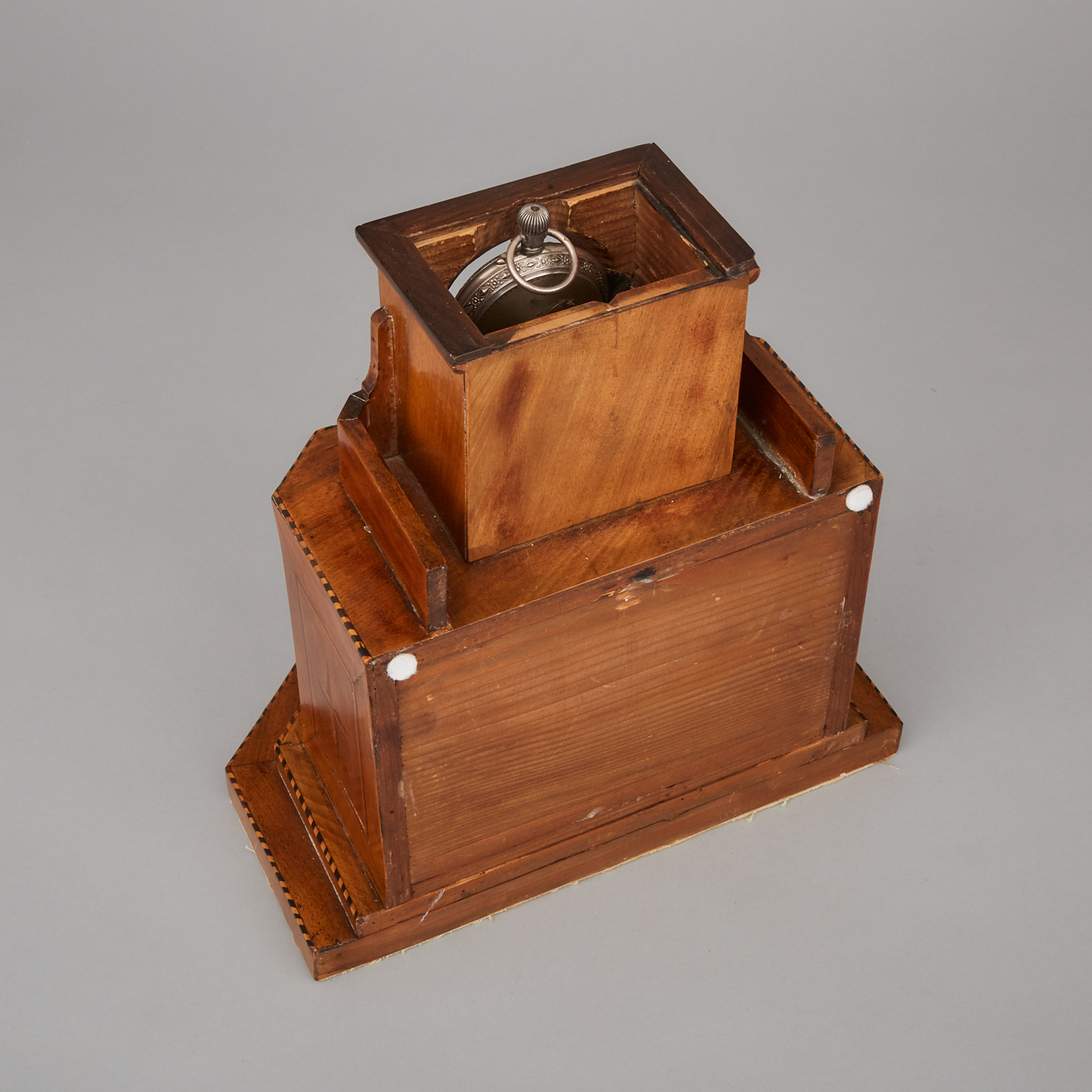 Austrian Biedermeier Pear Wood Watch Stand, early 19th century