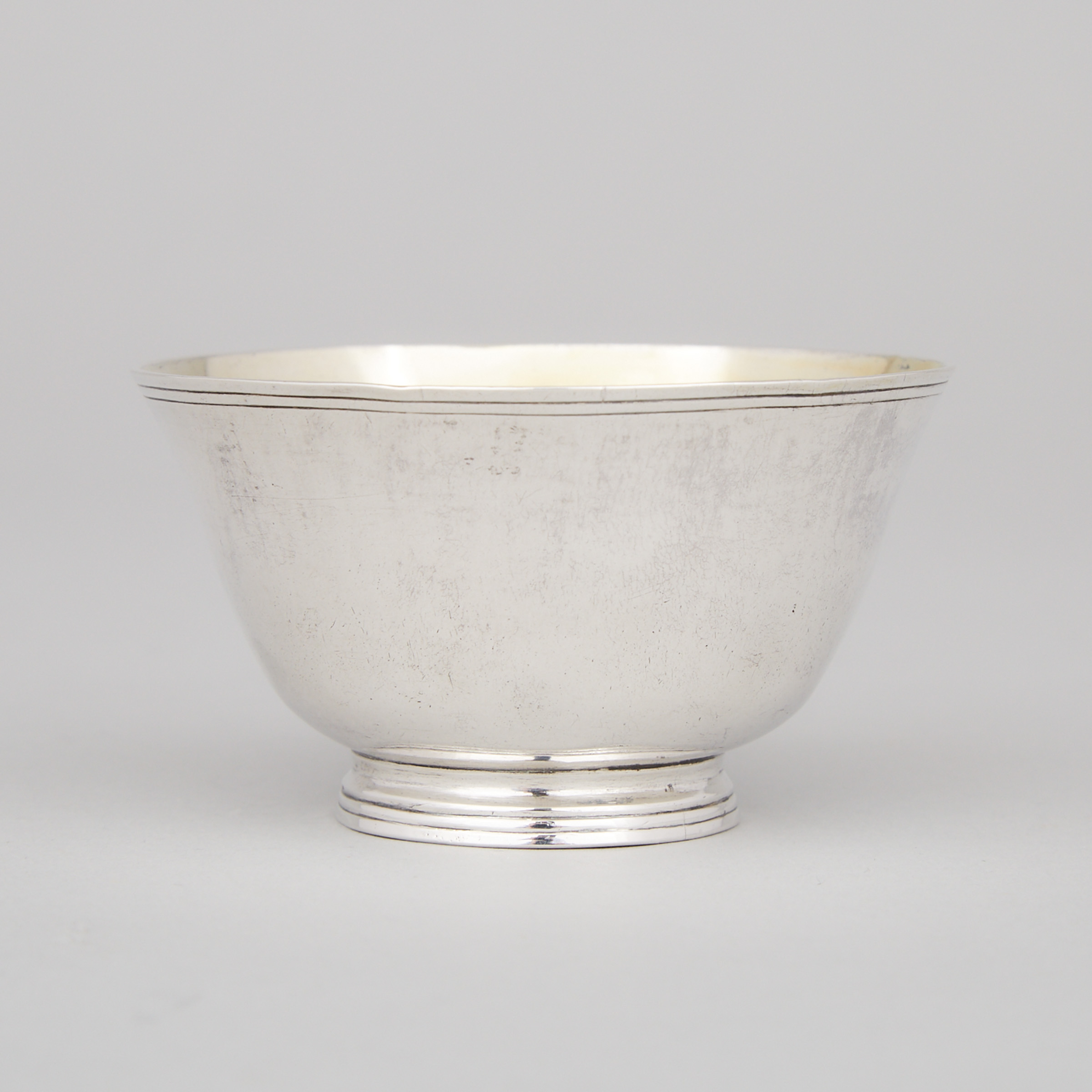 Spanish Silver Small Bowl, Barcelona, late 18th century