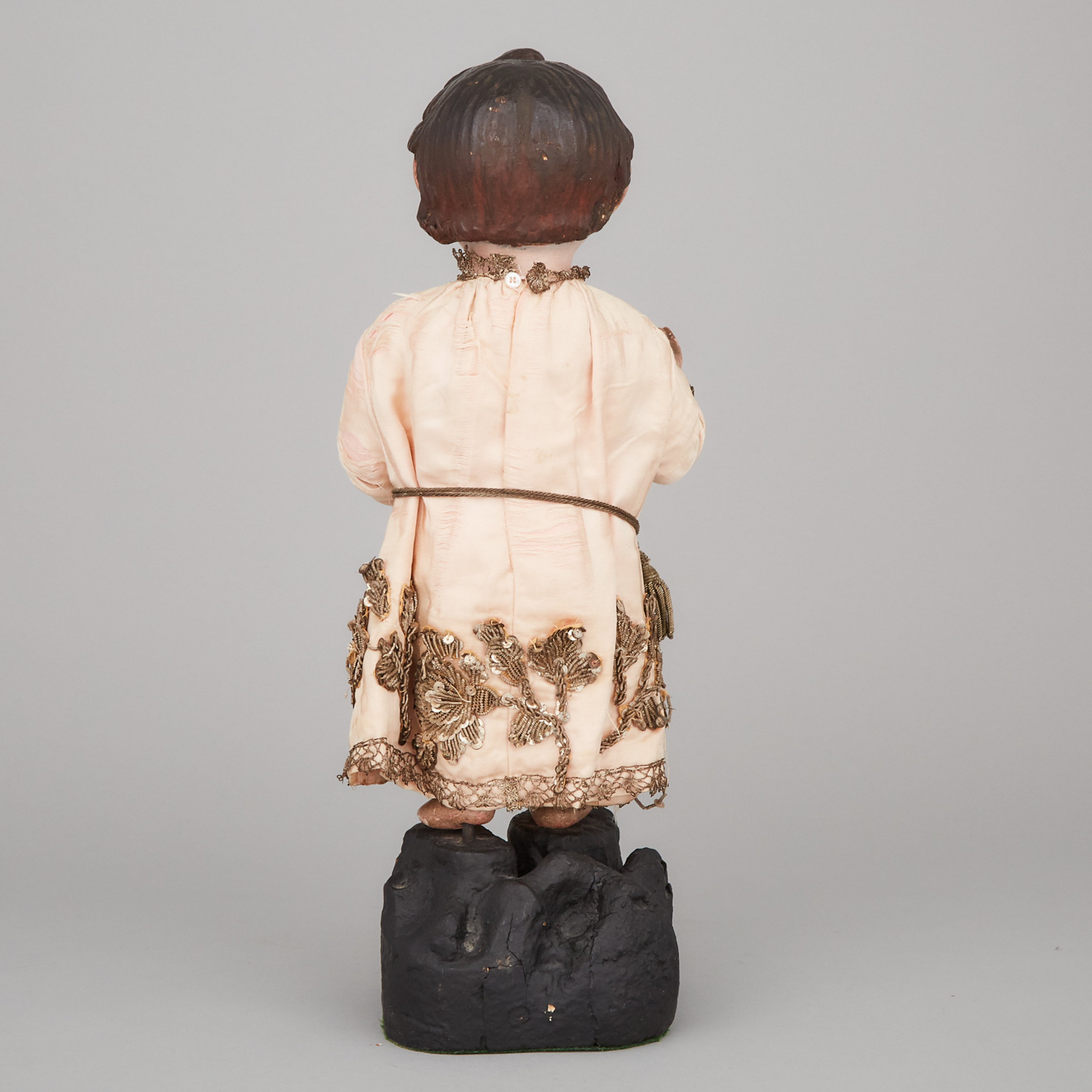 Continental Carved and Polychromed Figure of the Infant Jesus of Prague, early 19th century
