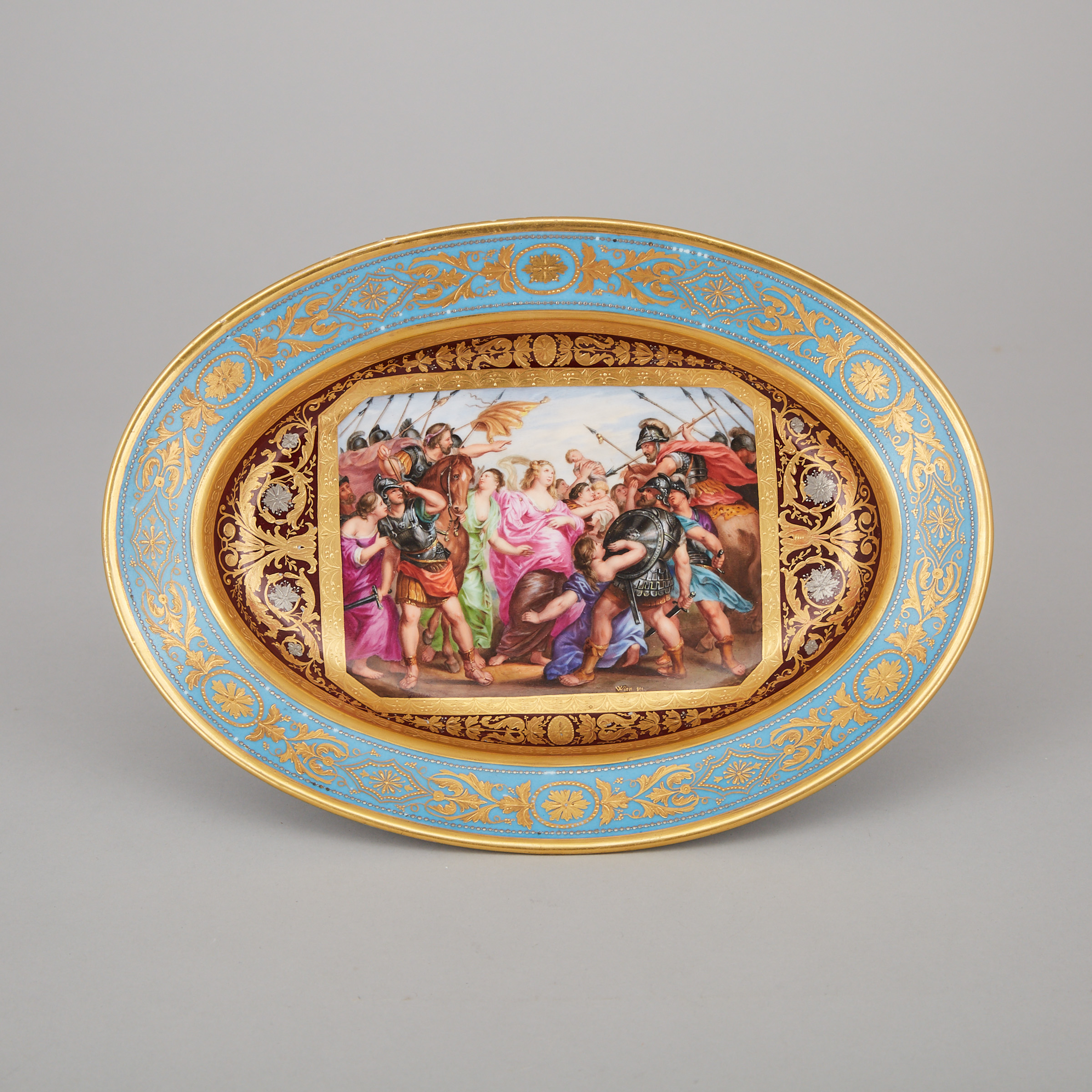 'Vienna' Oval Small Platter, late 19th century