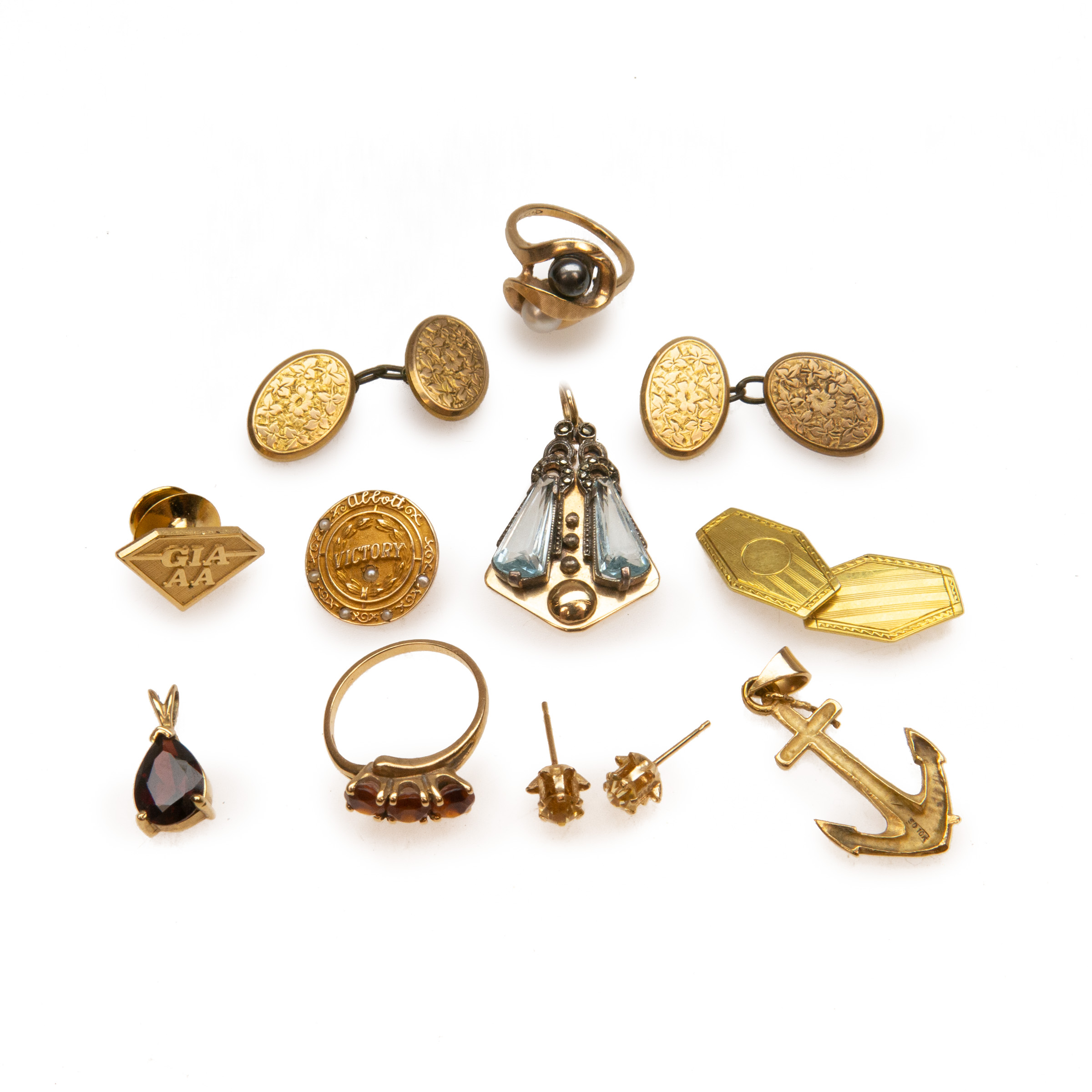 Small Quantity Of Gold And Gold Filled Jewellery