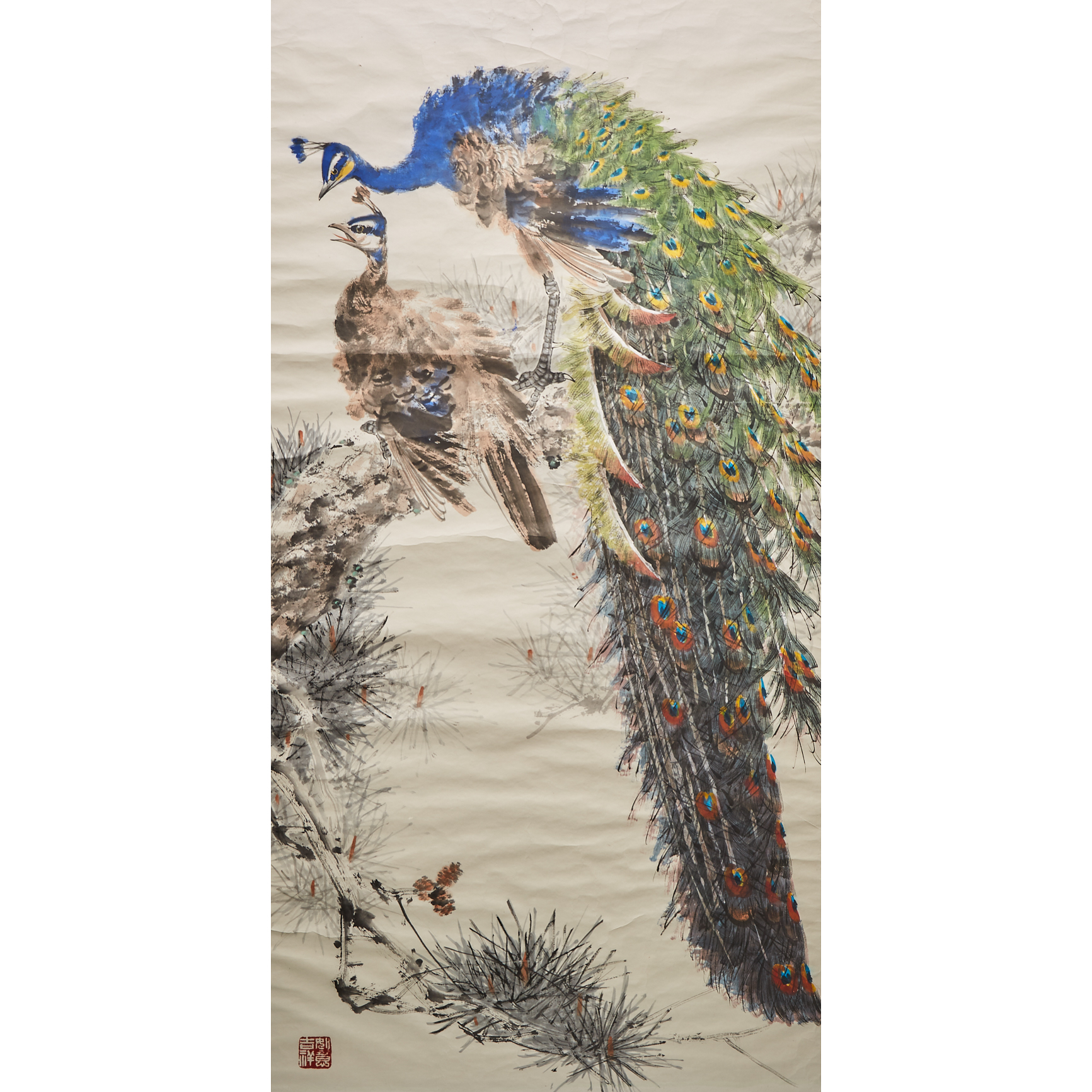 Wu Yisheng (1929-2009), Peacock Pair