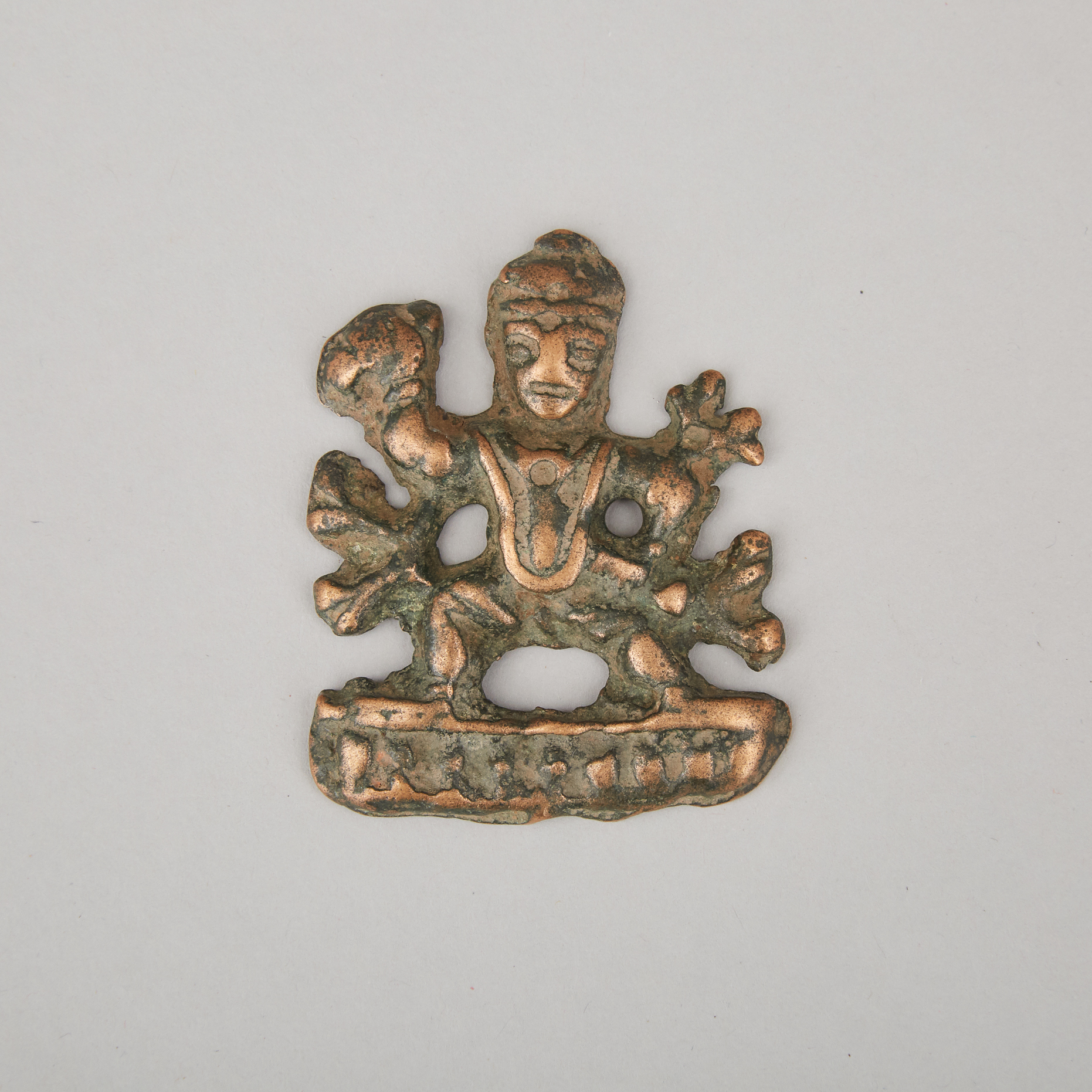 A Tibetan Bronze Thokcha of Vajrapani, 12th Century