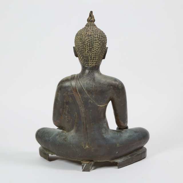 A Bronze Seated Buddha, Burma, Early 20th Century