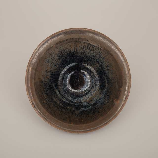 A Large Jian 'Hare's Fur' Flared-Rim Bowl, Southern Song Dynasty