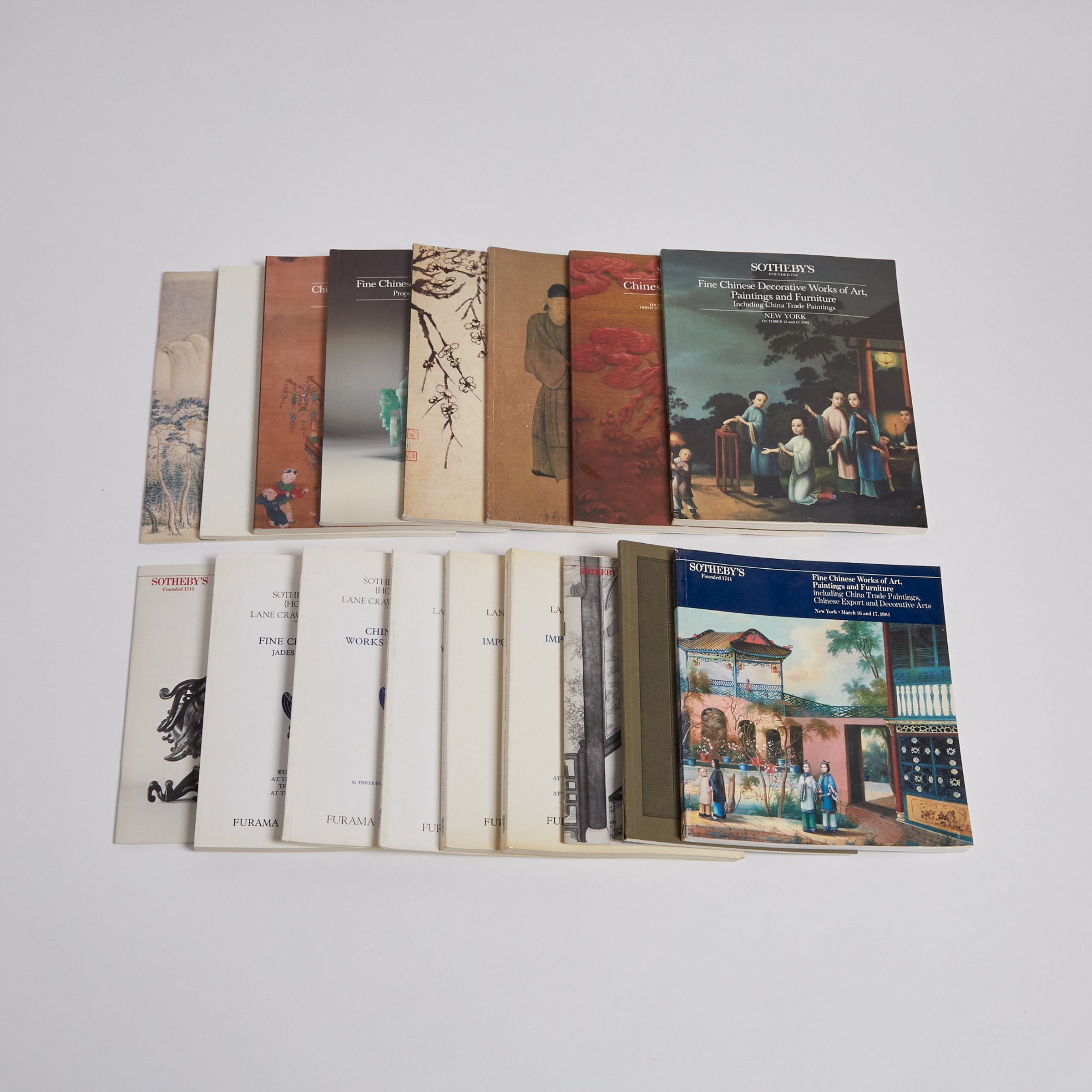 A Group of Seventeen Sotheby's Chinese Art Catalogues, 1983-1985