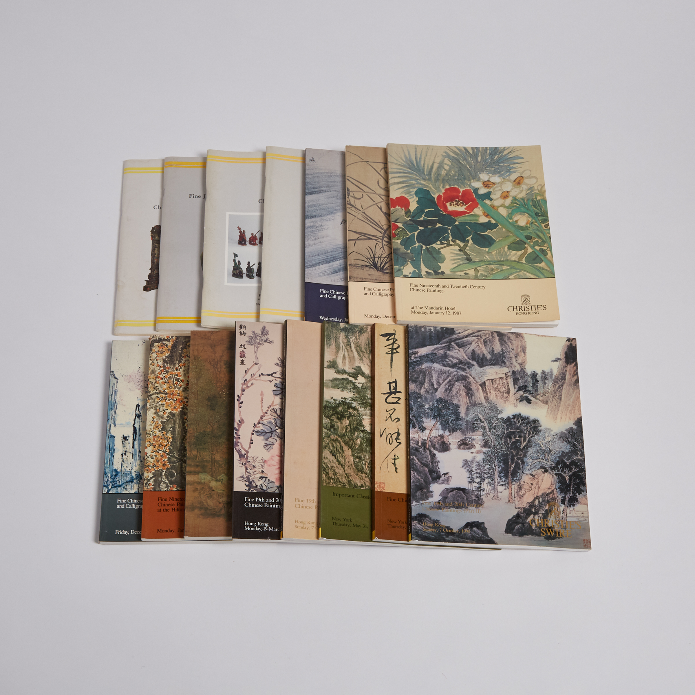 A Group of Fifteen Christie's Chinese Art Catalogues, 1978-1990