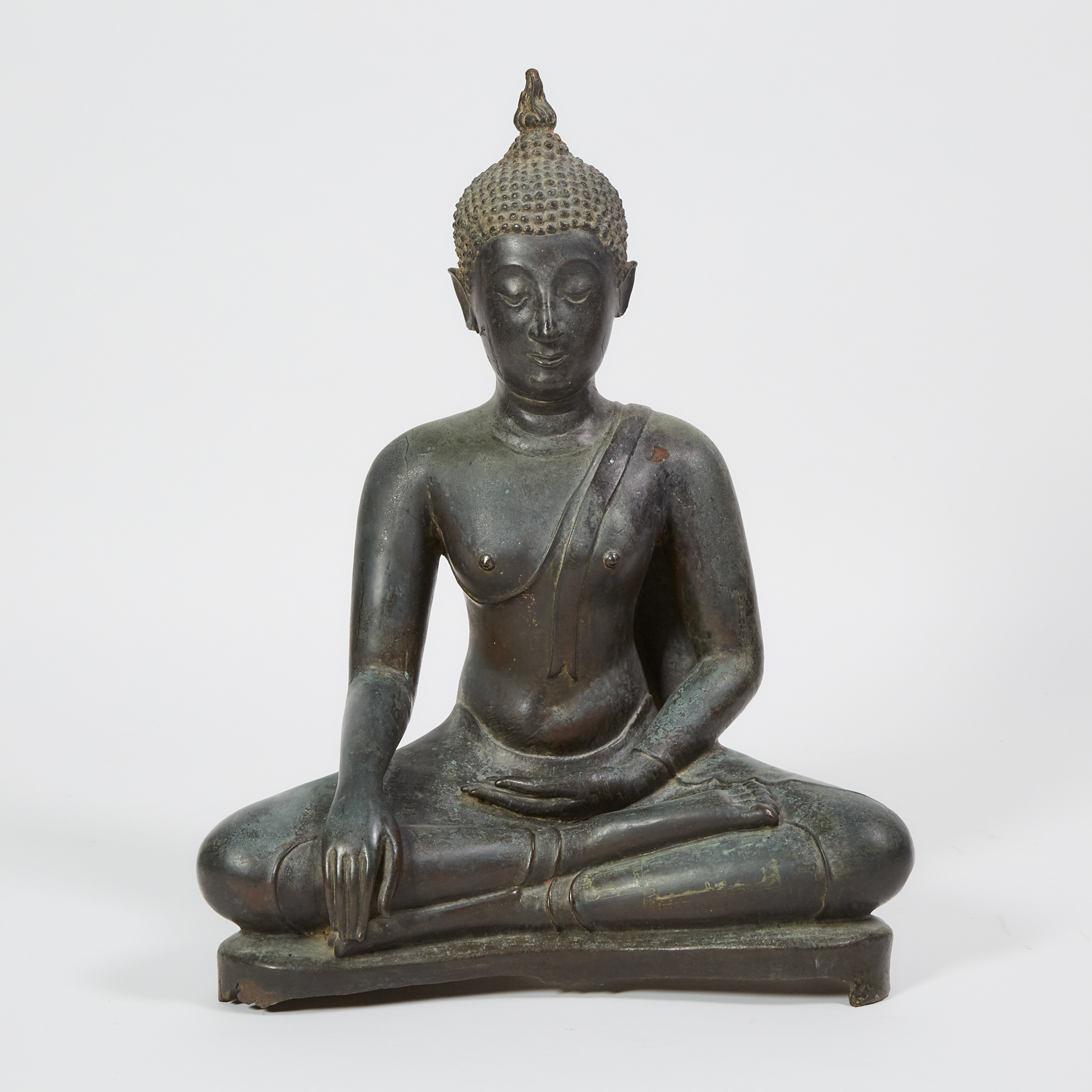 A Bronze Seated Buddha, Burma, Early 20th Century