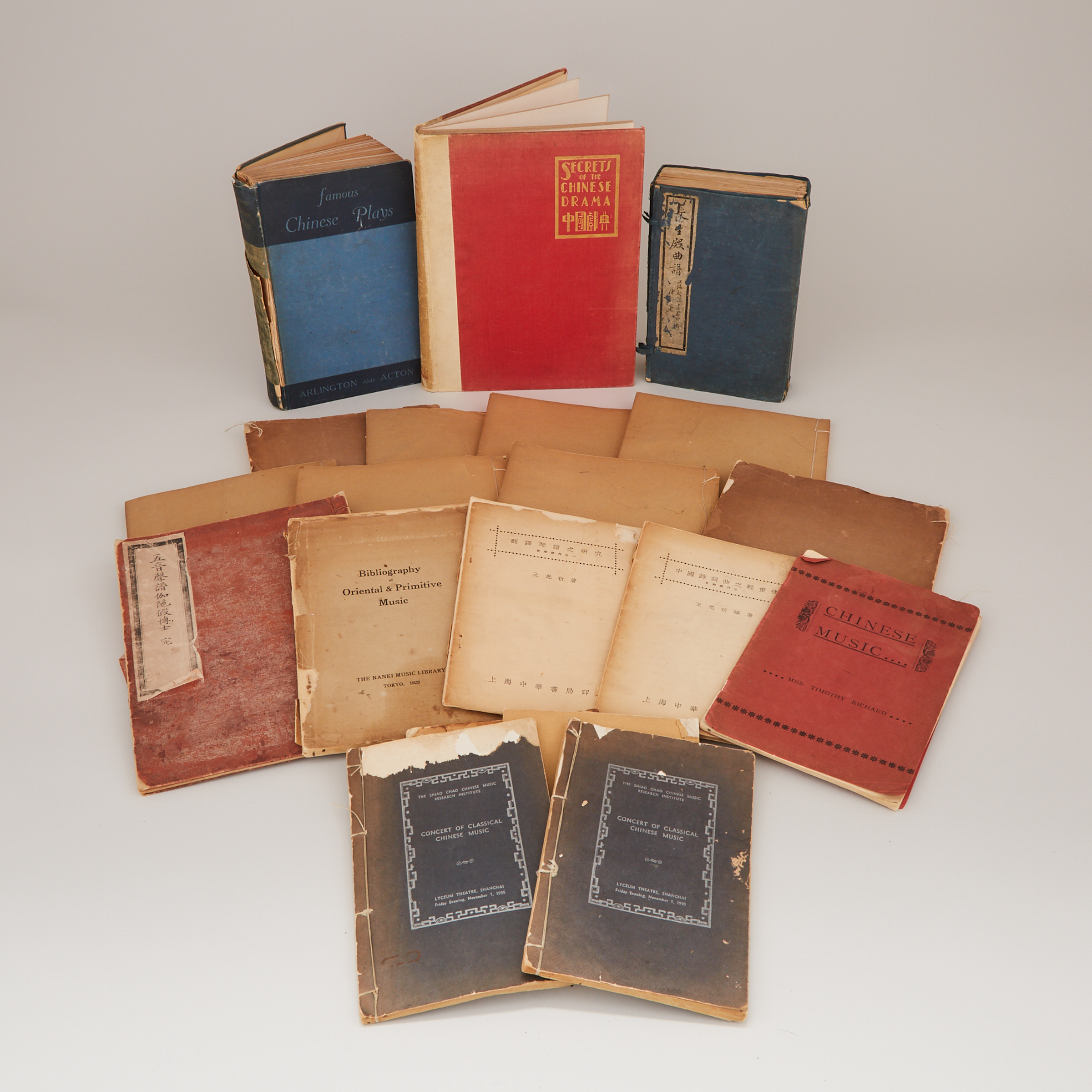 A Group of Twenty Musical Reference Books, Early to Mid-20th Century