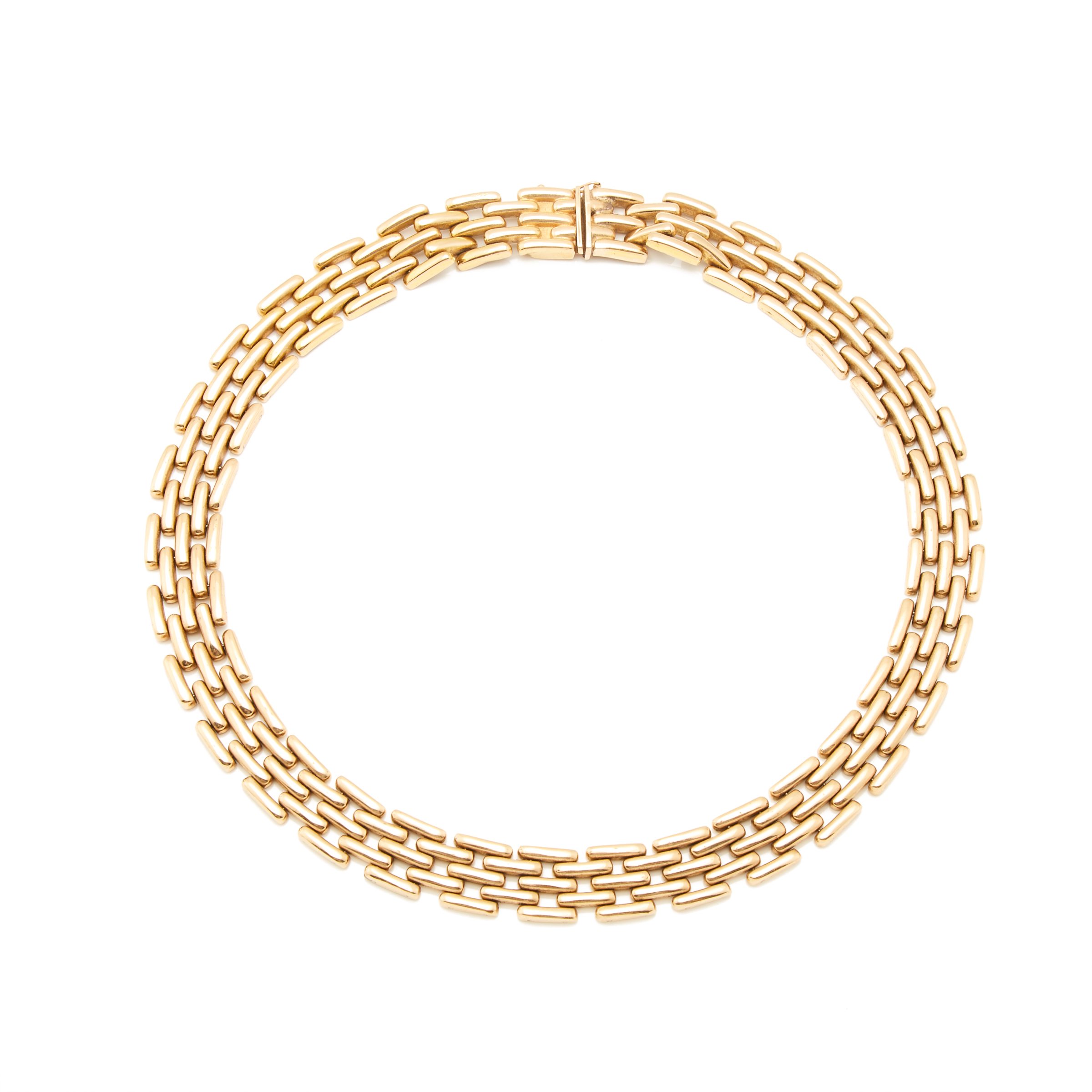 10k Yellow Gold Grain De Riz Style Necklace