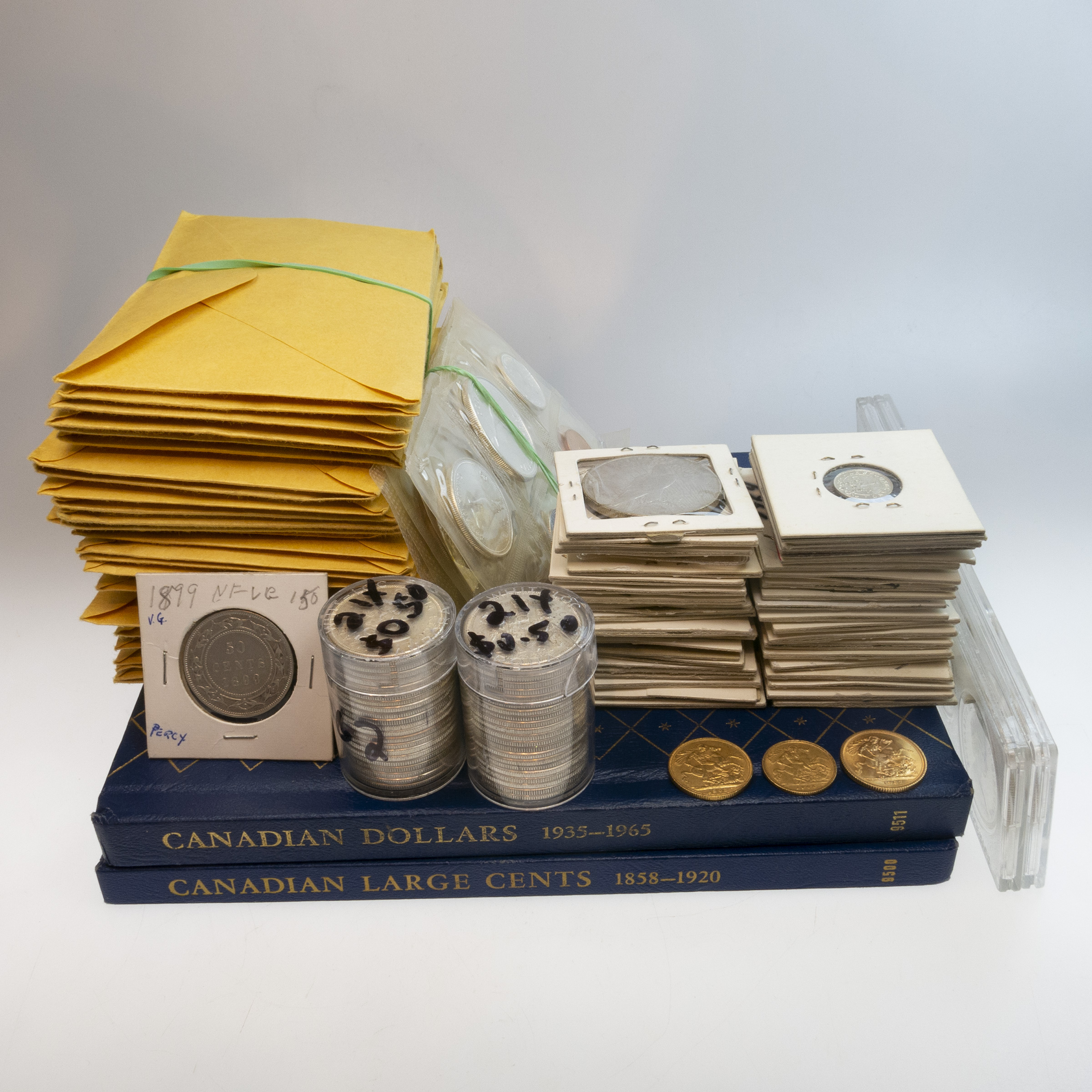 Large Quantity of Canadian Coins And Banknotes; Etc.