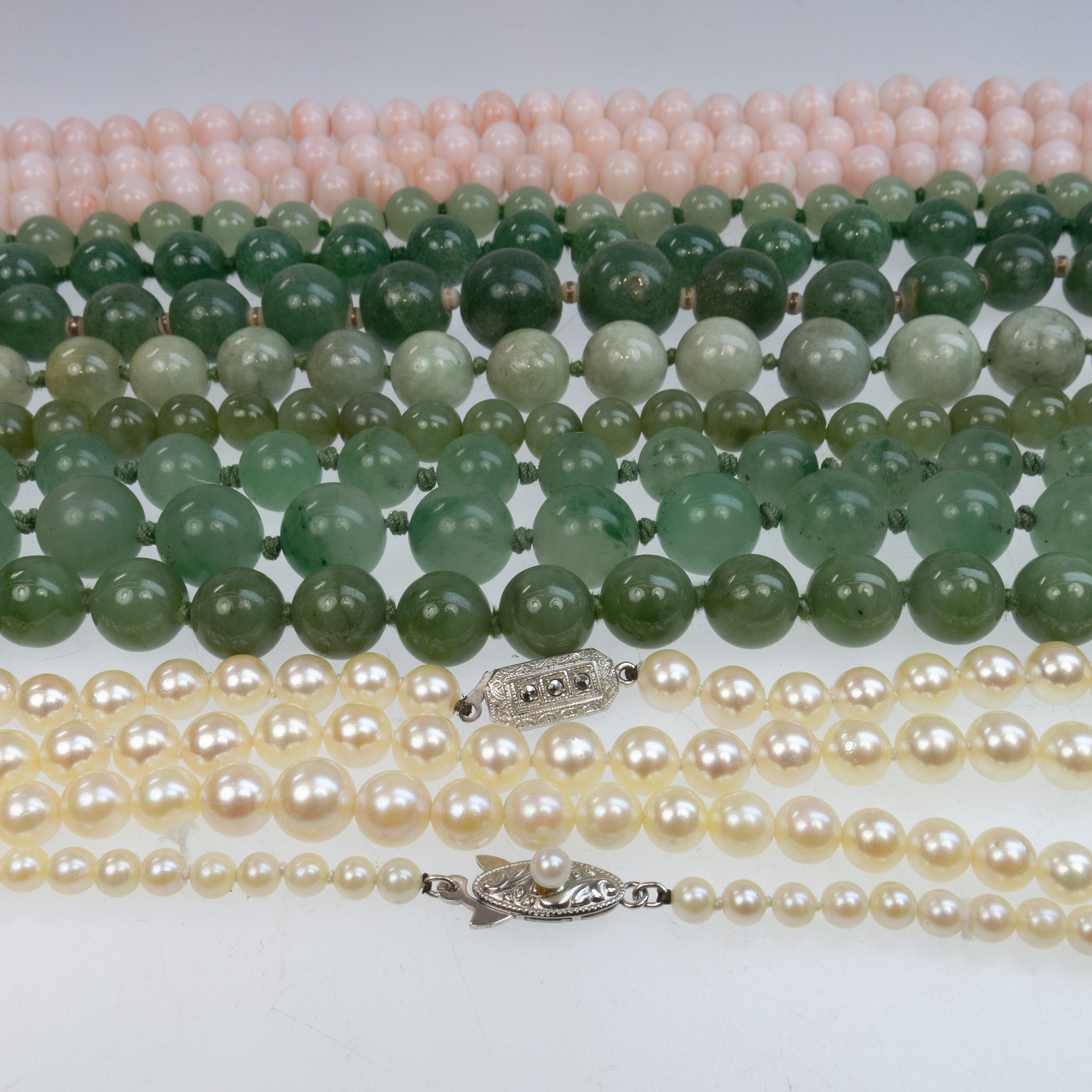 Quantity of Bead And Pearl Necklaces