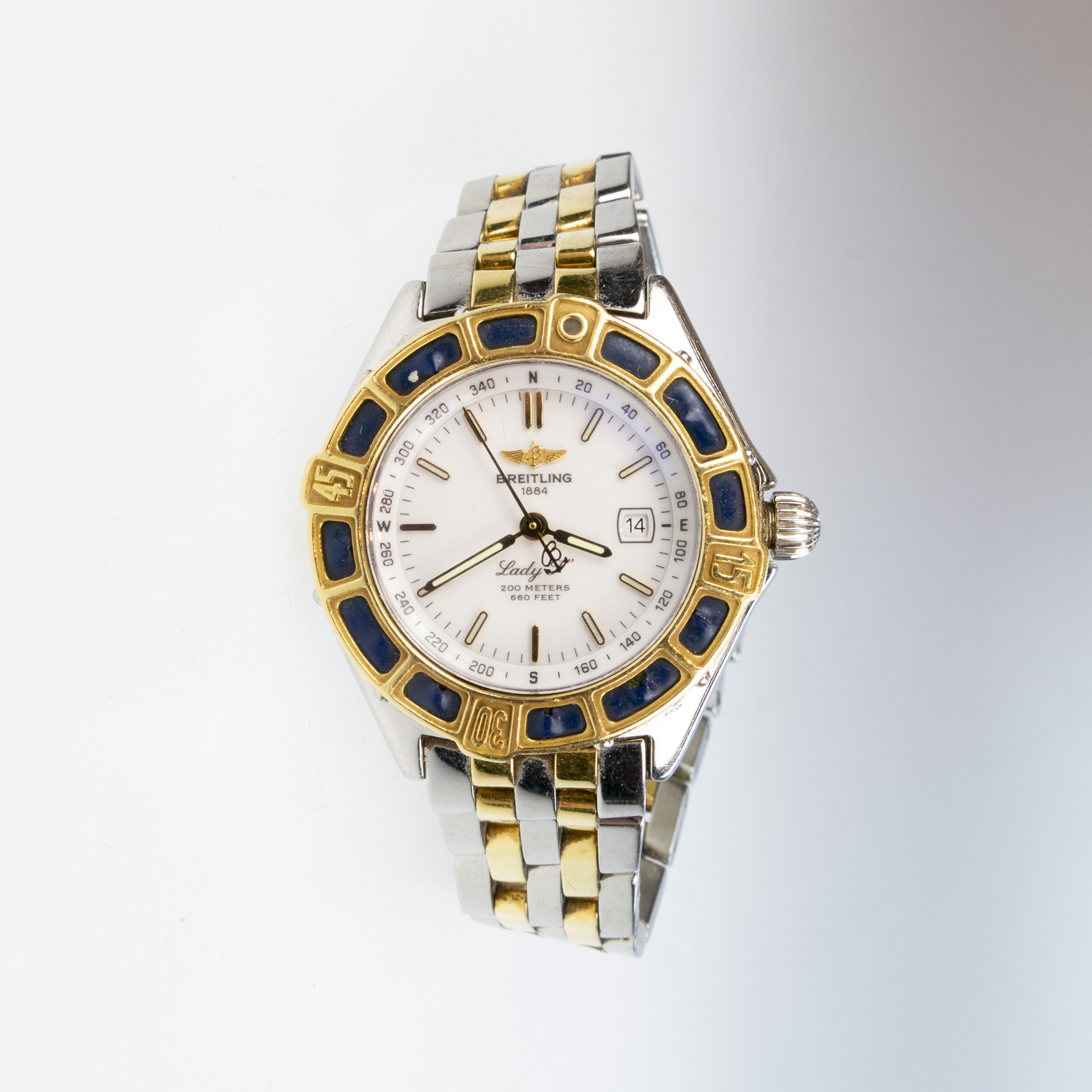 Lady's Breitling "Lady J" Wristwatch With Date