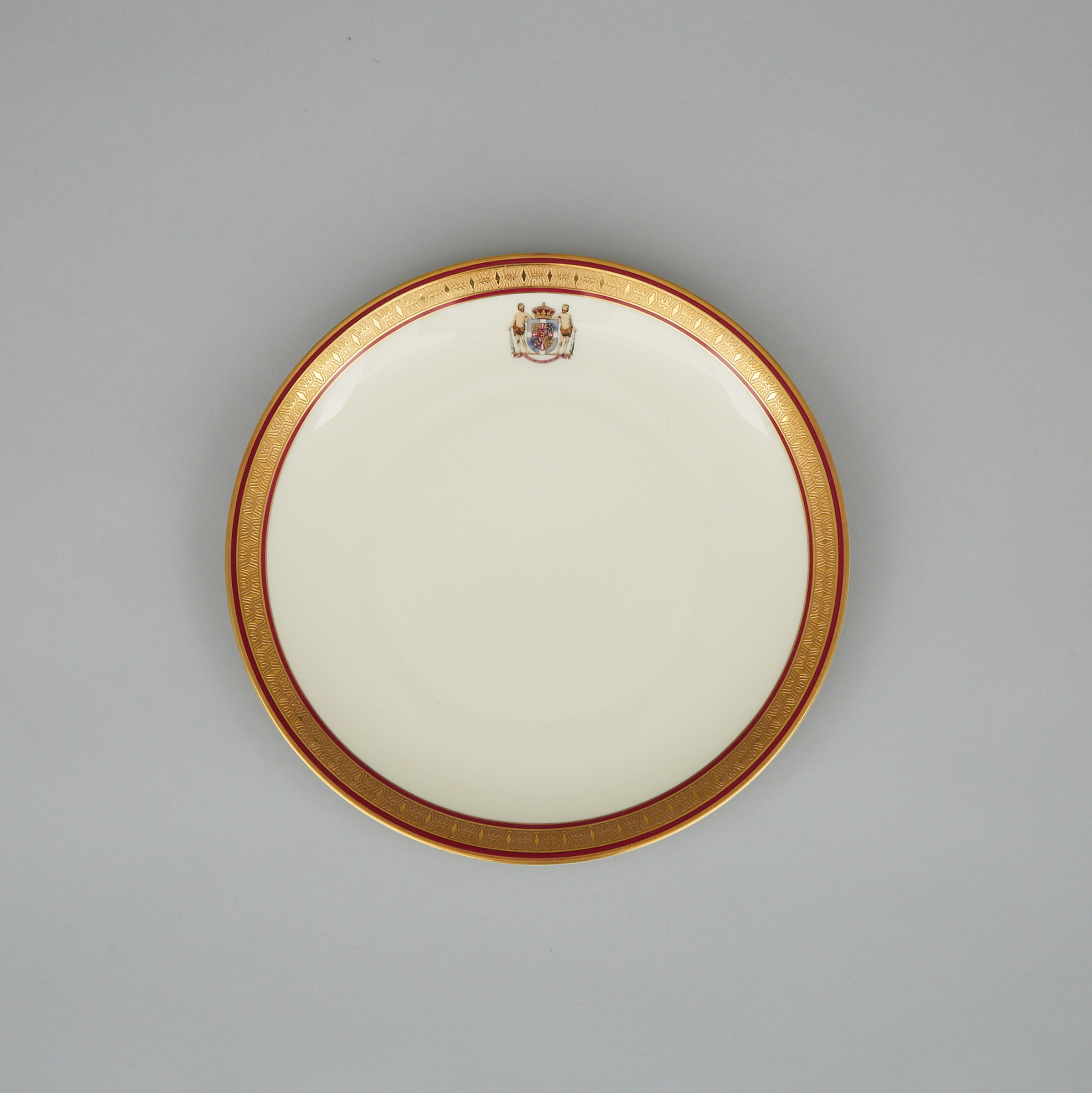 Heinrich Armorial Service Plate for the Greek Royal Family, mid-20th century