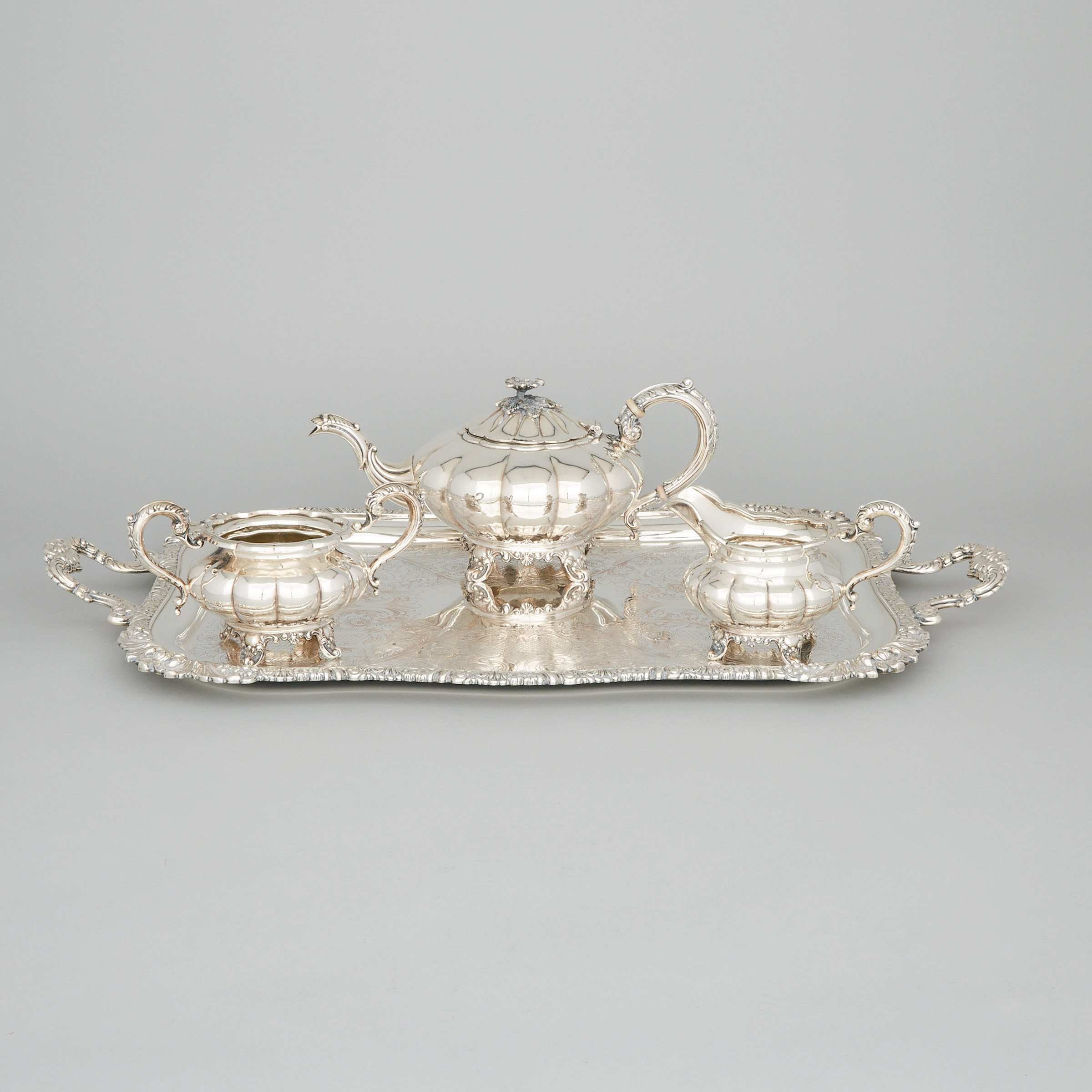 Canadian Silver Tea Service, Henry Birks & Sons, Montreal, Que., 1947