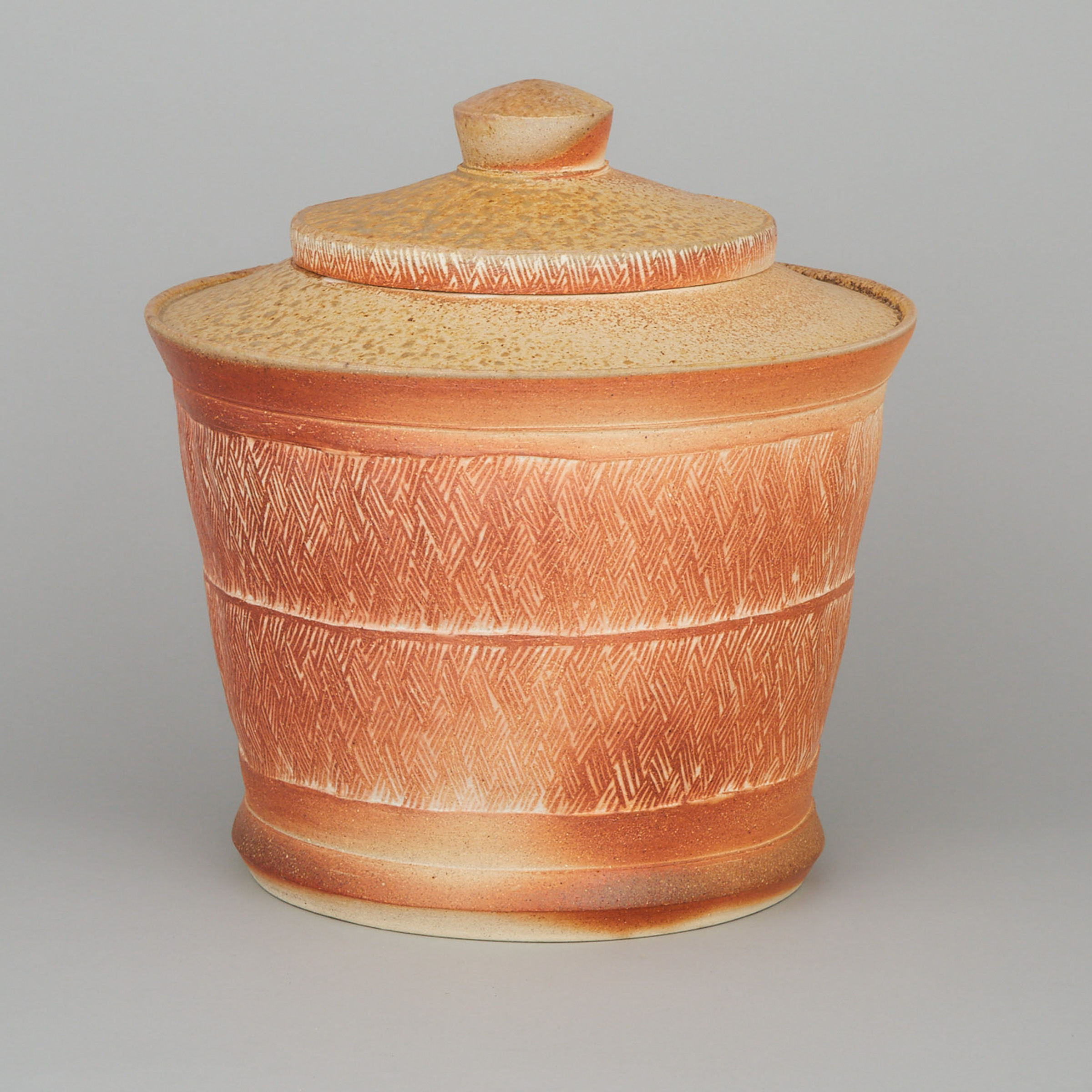 Bruce Cochrane (Canadian, b.1953), Stoneware Covered Jar, c.2012