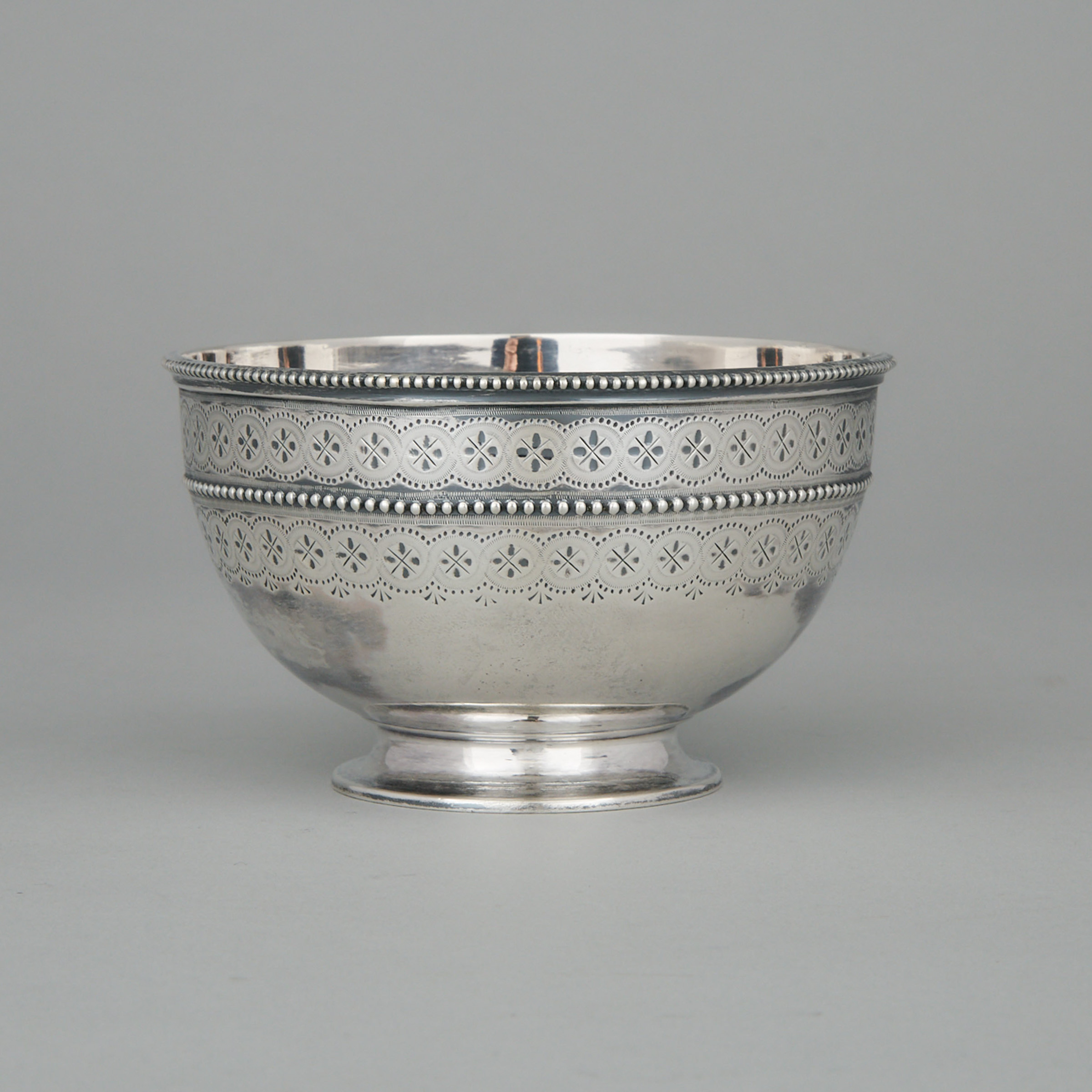 Victorian Silver Sugar Bowl, Thomas Bradbury & Sons, London, 1877