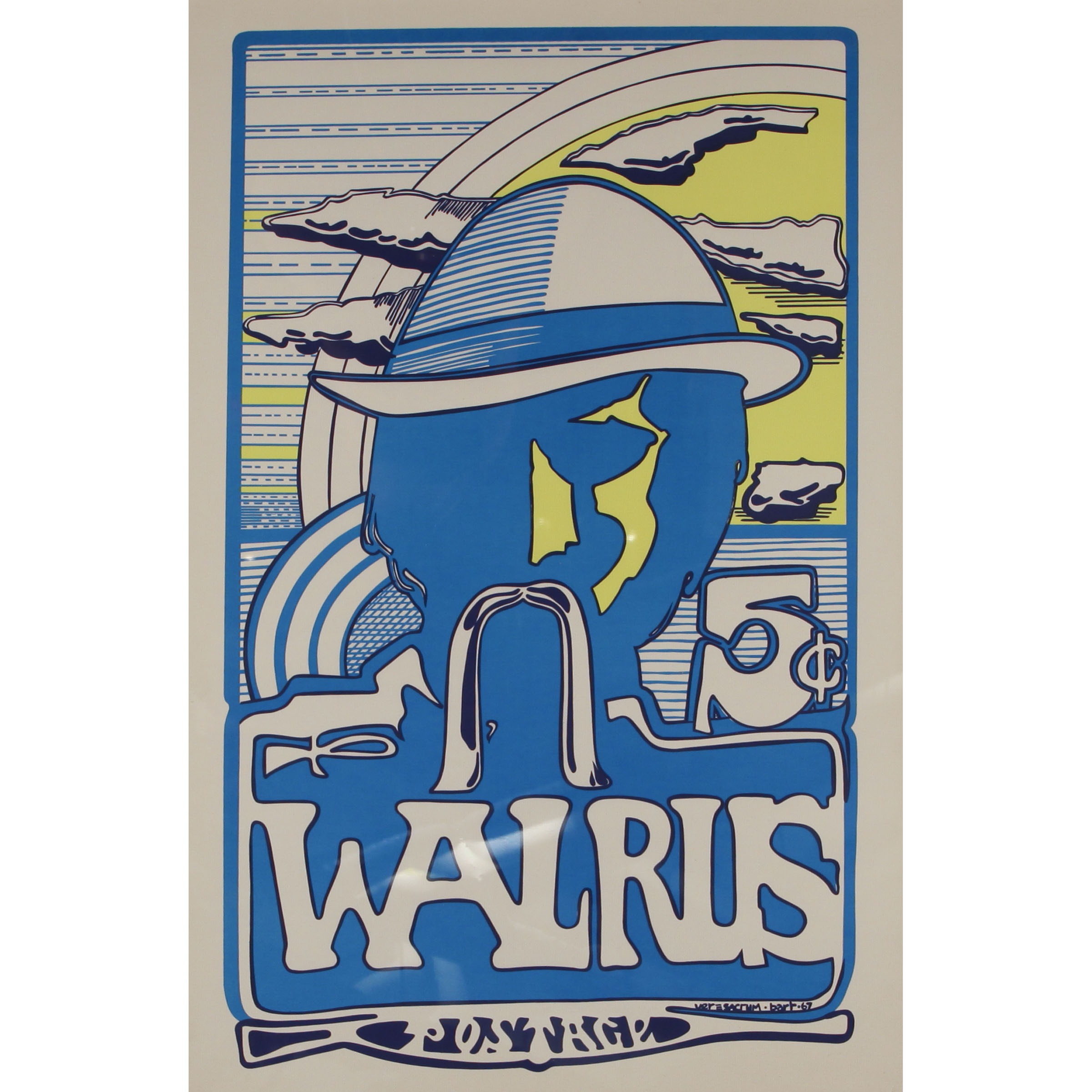 Walrus Postage Poster
