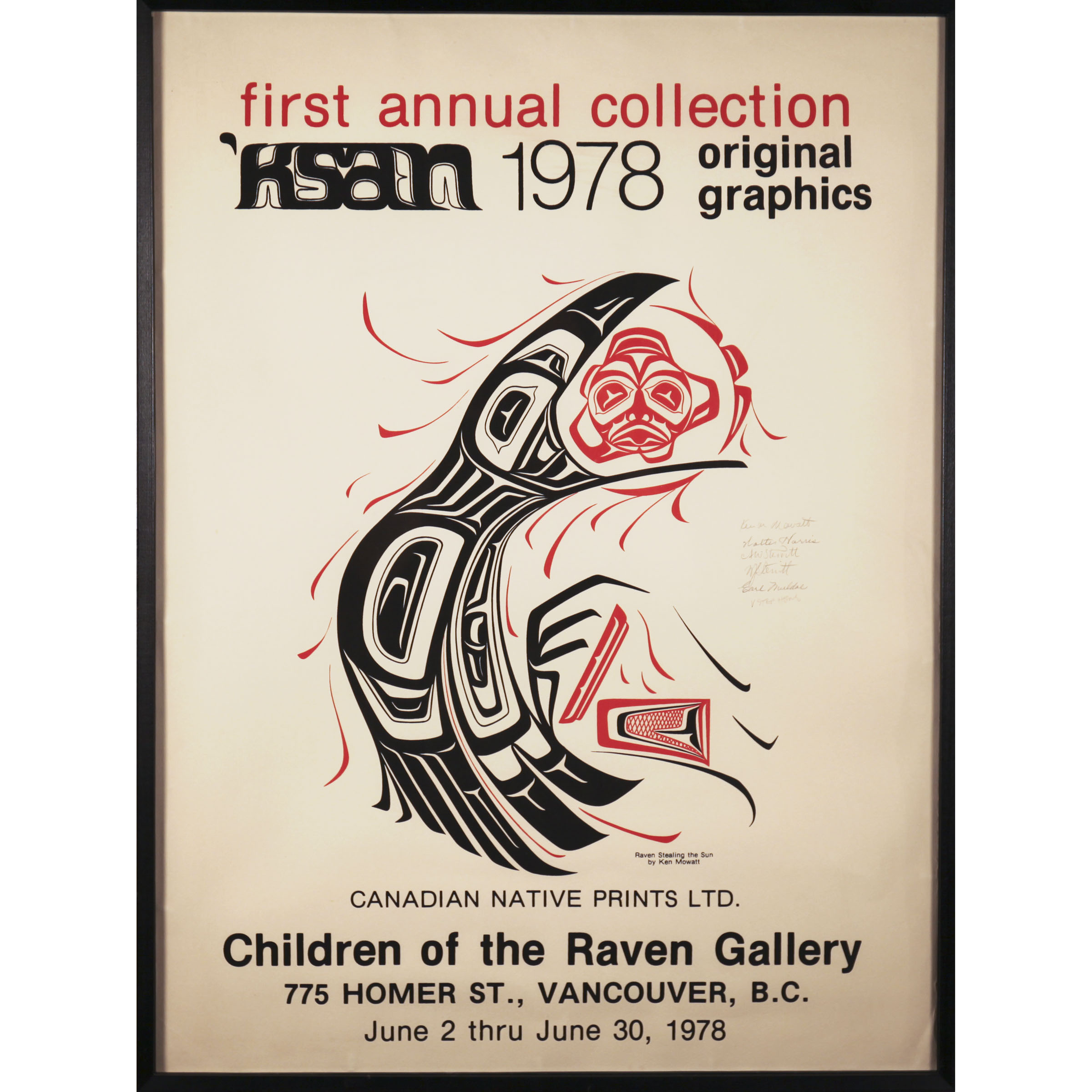 Children of the Raven Gallery Prints Collection Poster, 1978