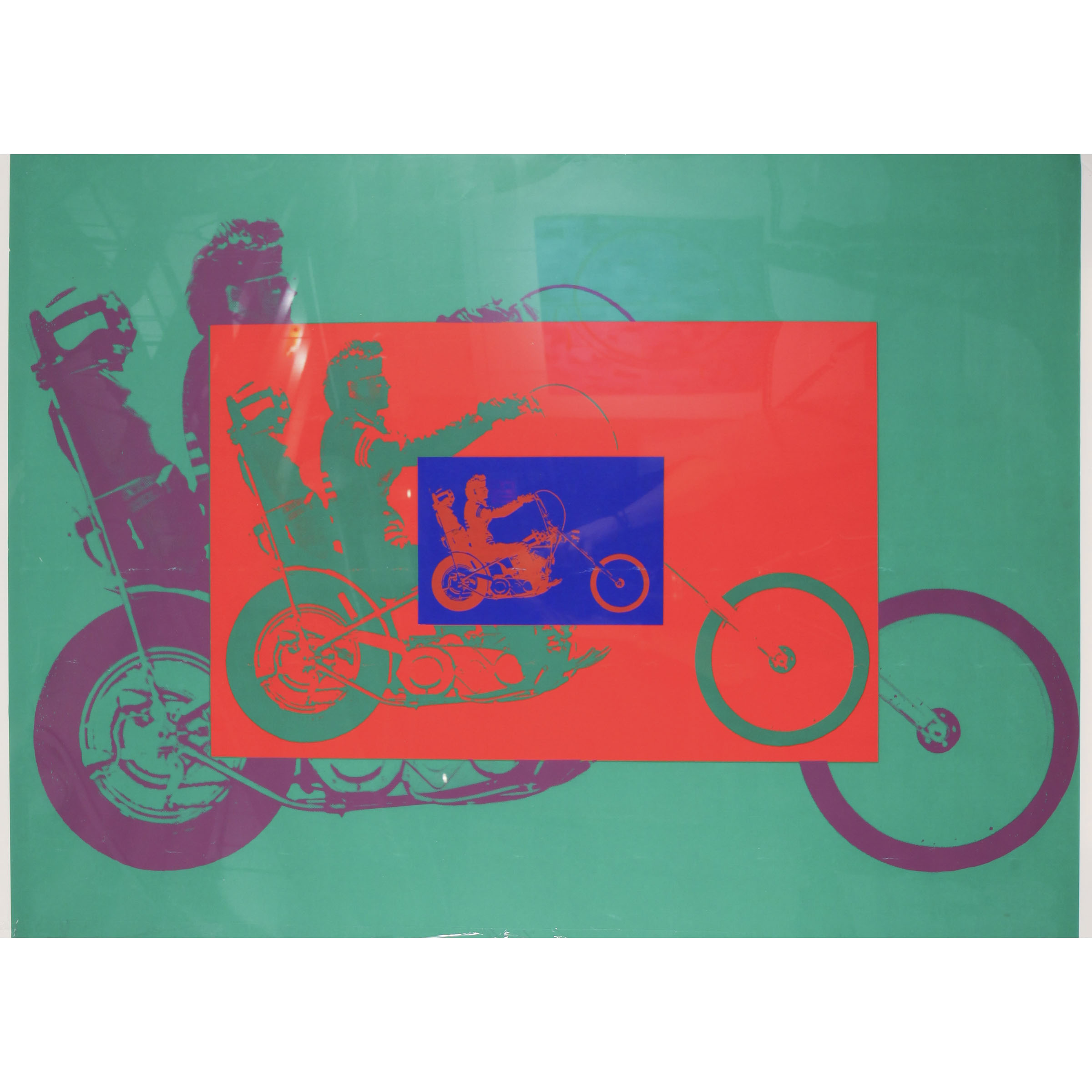 Easy Rider in Three Colours Poster
