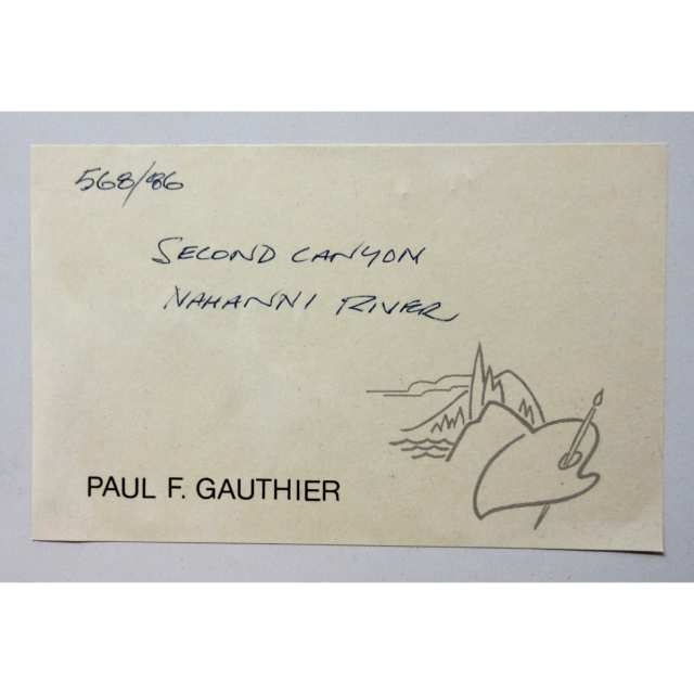 PAUL F. GAUTHIER (CANADIAN, 1937-)