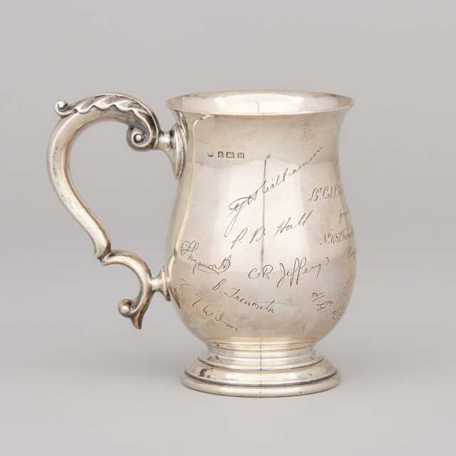 Royal Canadian Engineers Silver Presentation Tankard to Lt. Col. Colin A. Campbell, 1942