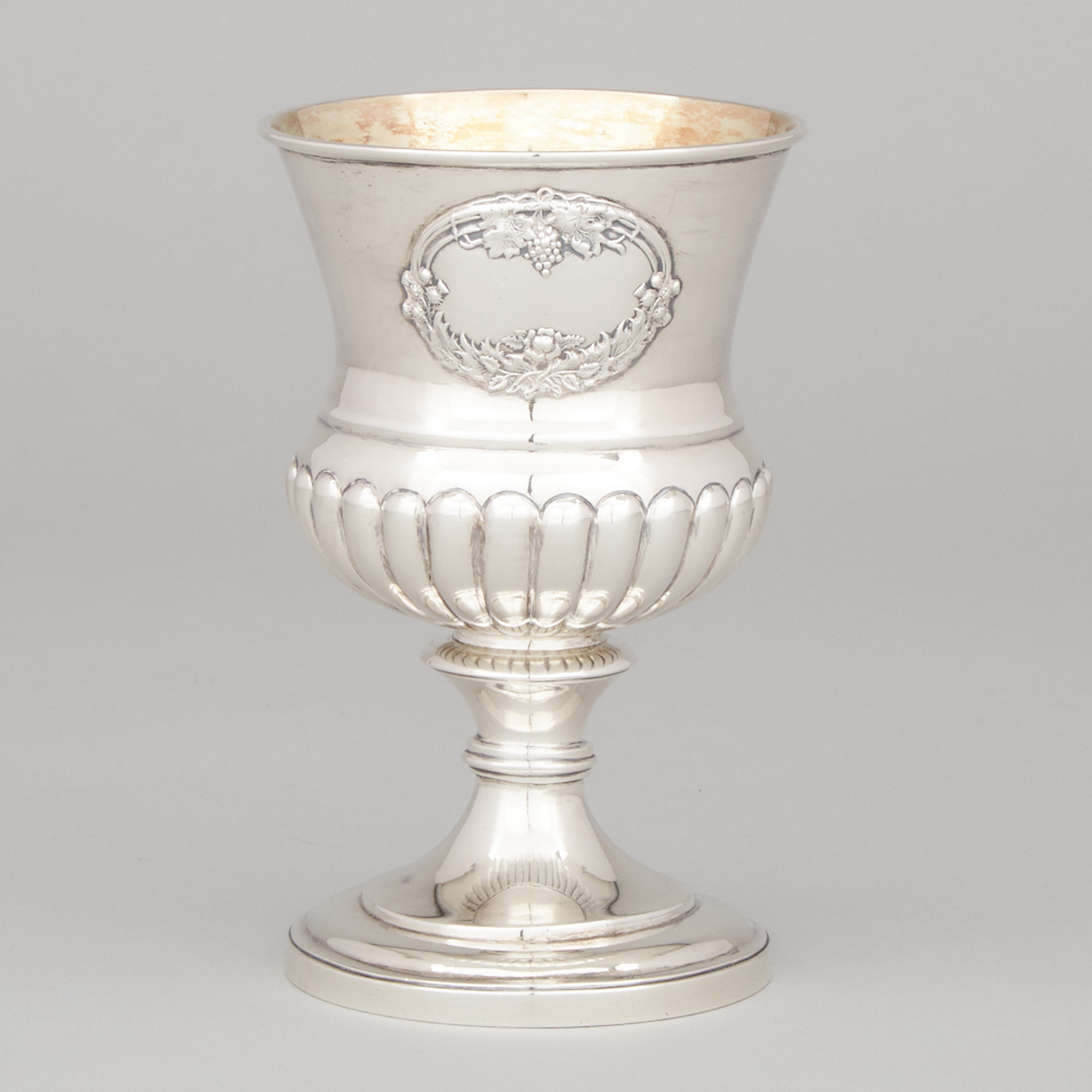 Canadian Silver Thistle Shaped Goblet, William Farquhar, Montreal, Que., c.1825-30 