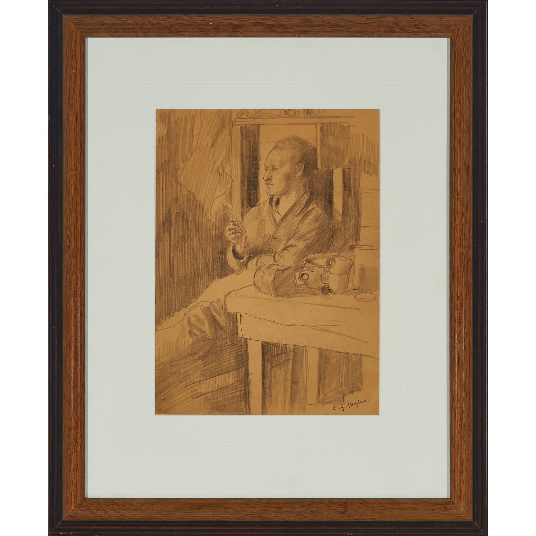 EDWARD JOHN HUGHES, R.C.A.; ROBERT AMOS