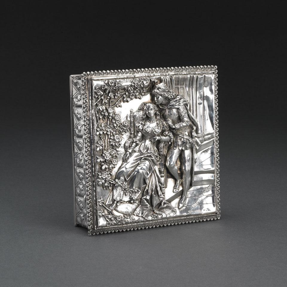 Edwardian Silver Rectangular Box, George Nathan & Ridley Hayes, Chester, 1901 