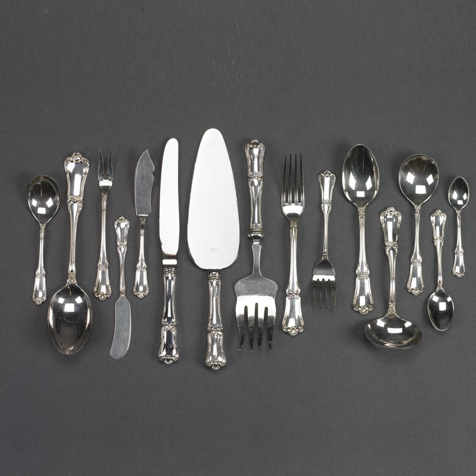 Canadian Silver ‘Francis I’ Pattern Flatware Service, Henry Birks & Sons, Montreal, Que., 20th century