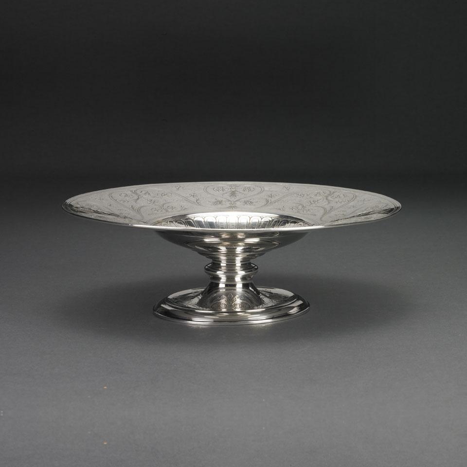 American Silver Pedestal Footed Comport, Tiffany & Co., New York, N.Y., early 20th century