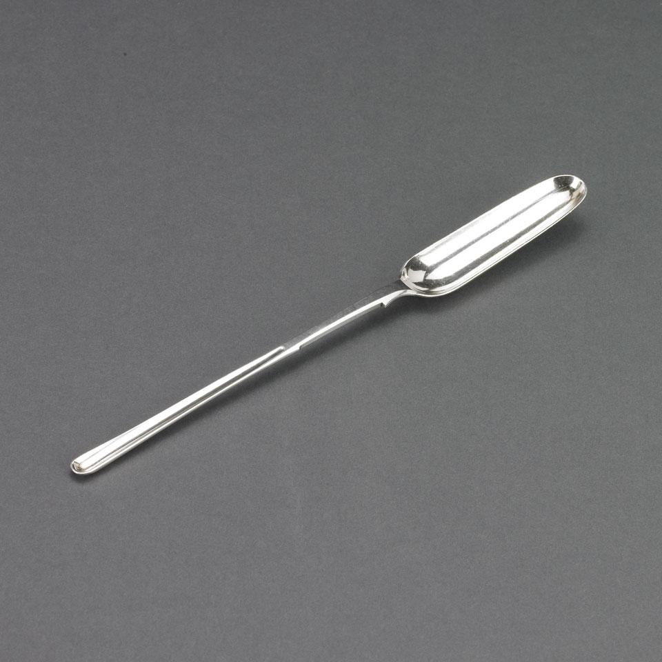 Canadian Silver Marrow Scoop, probably Montreal, early 19th century