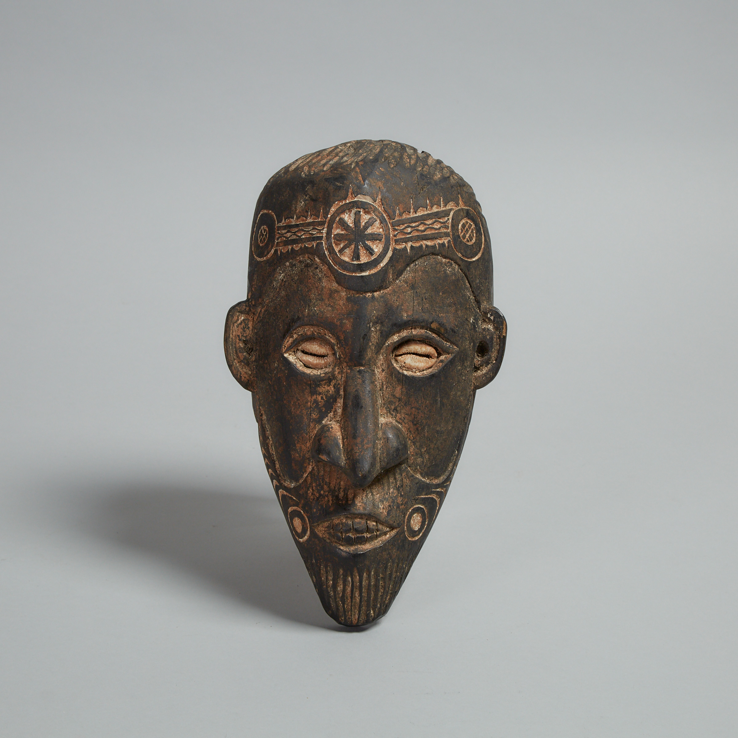 Papua New Guinea Carved Wood Head
