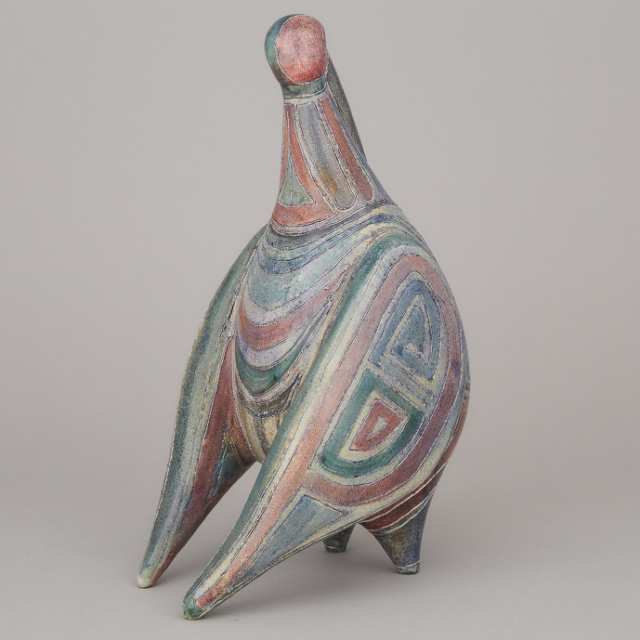 Brooklin Pottery Bird, Theo Harlander, c.1980