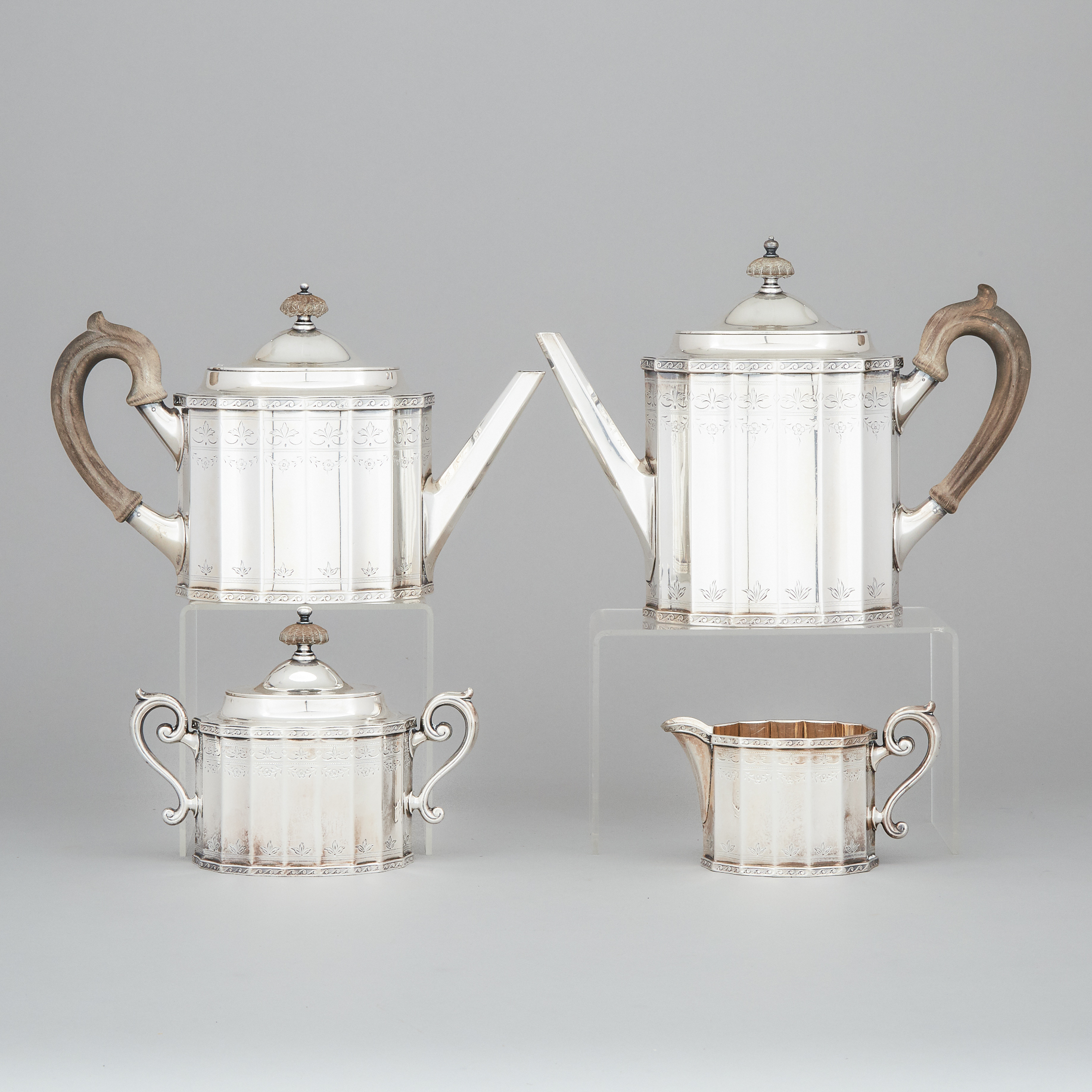 American Silver Tea and Coffee Service, Gorham Mfg. Co., Providence, R.I., 1910