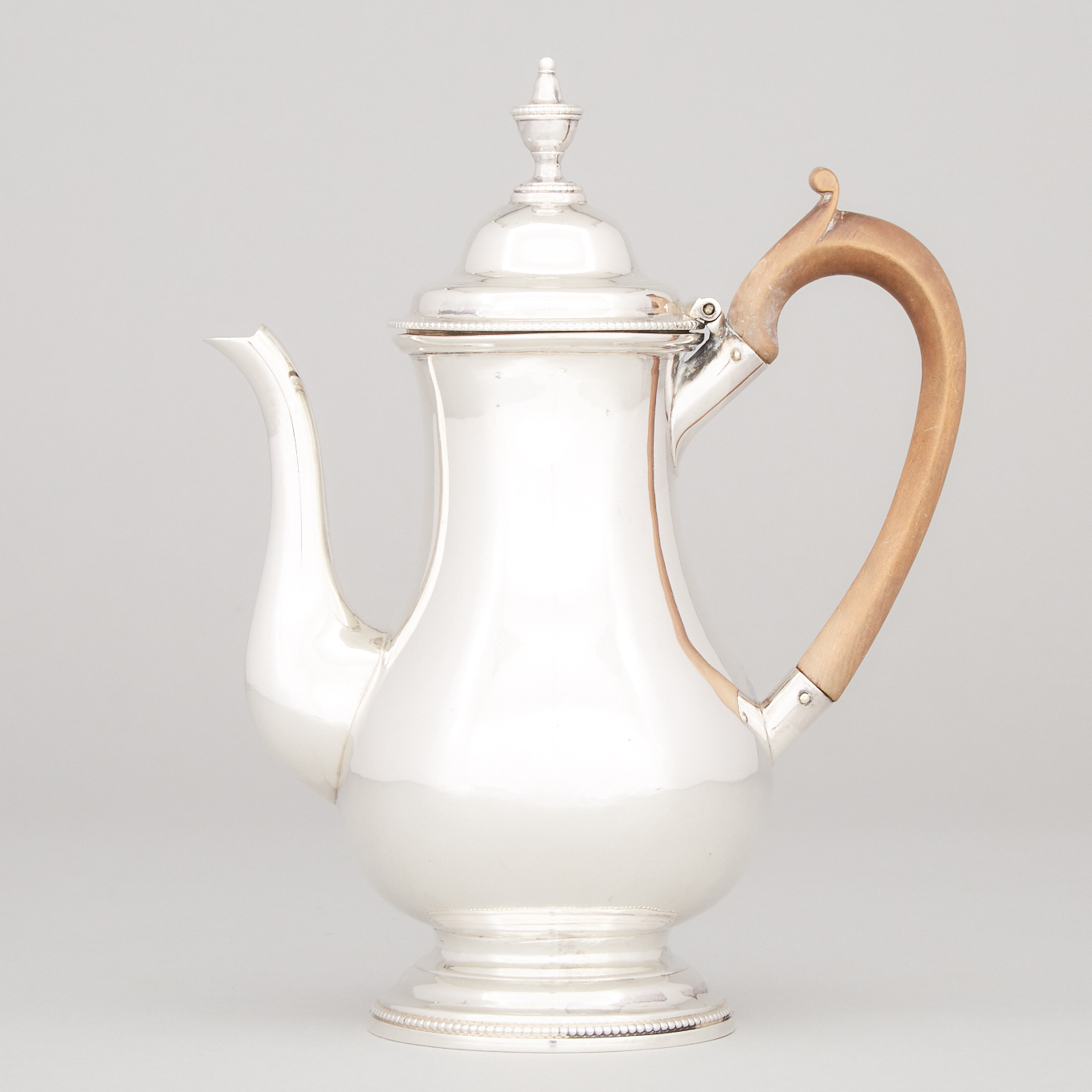 George III Silver Small Coffee Pot, probably William Turton, London, 1782