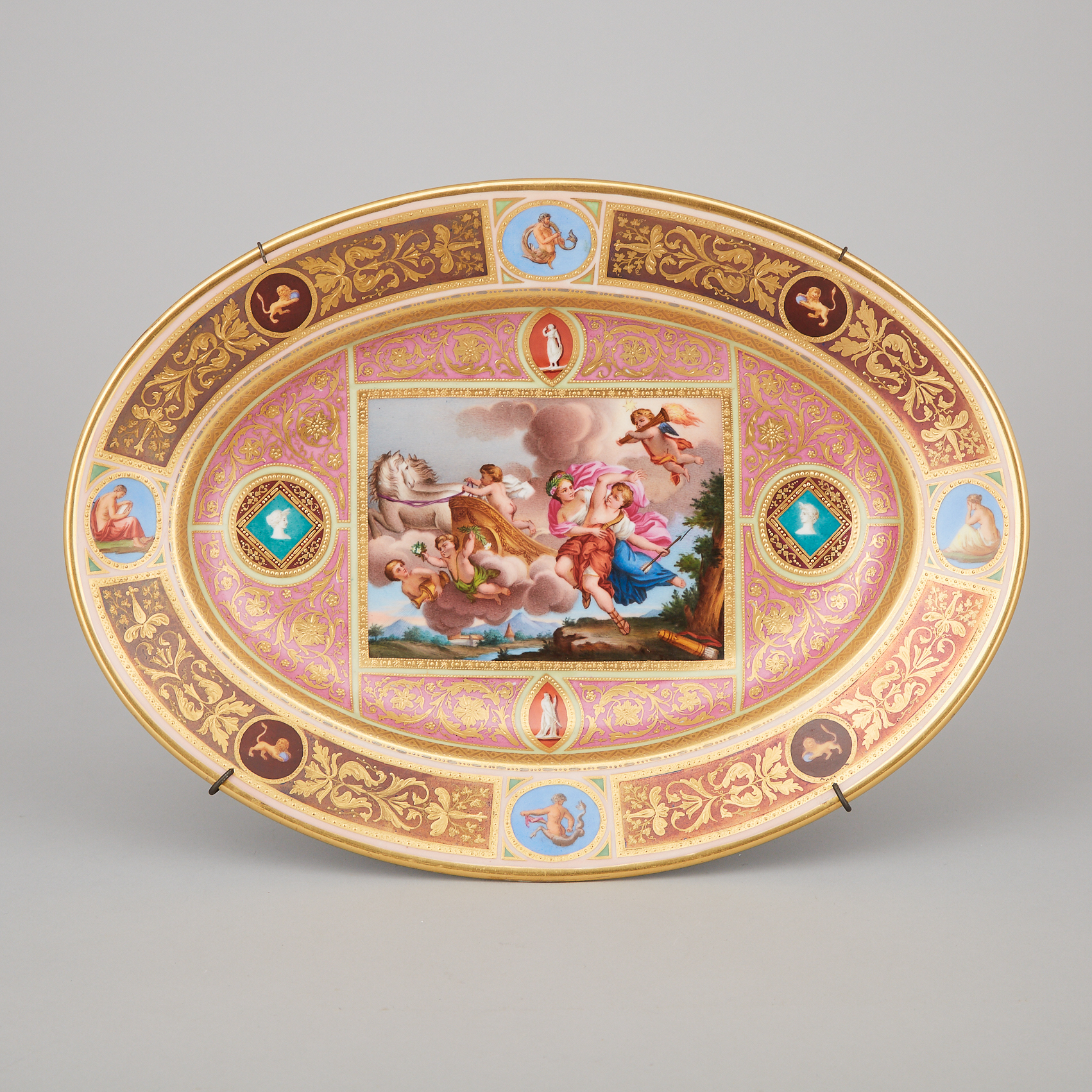 'Vienna' Oval Platter, late 19th century