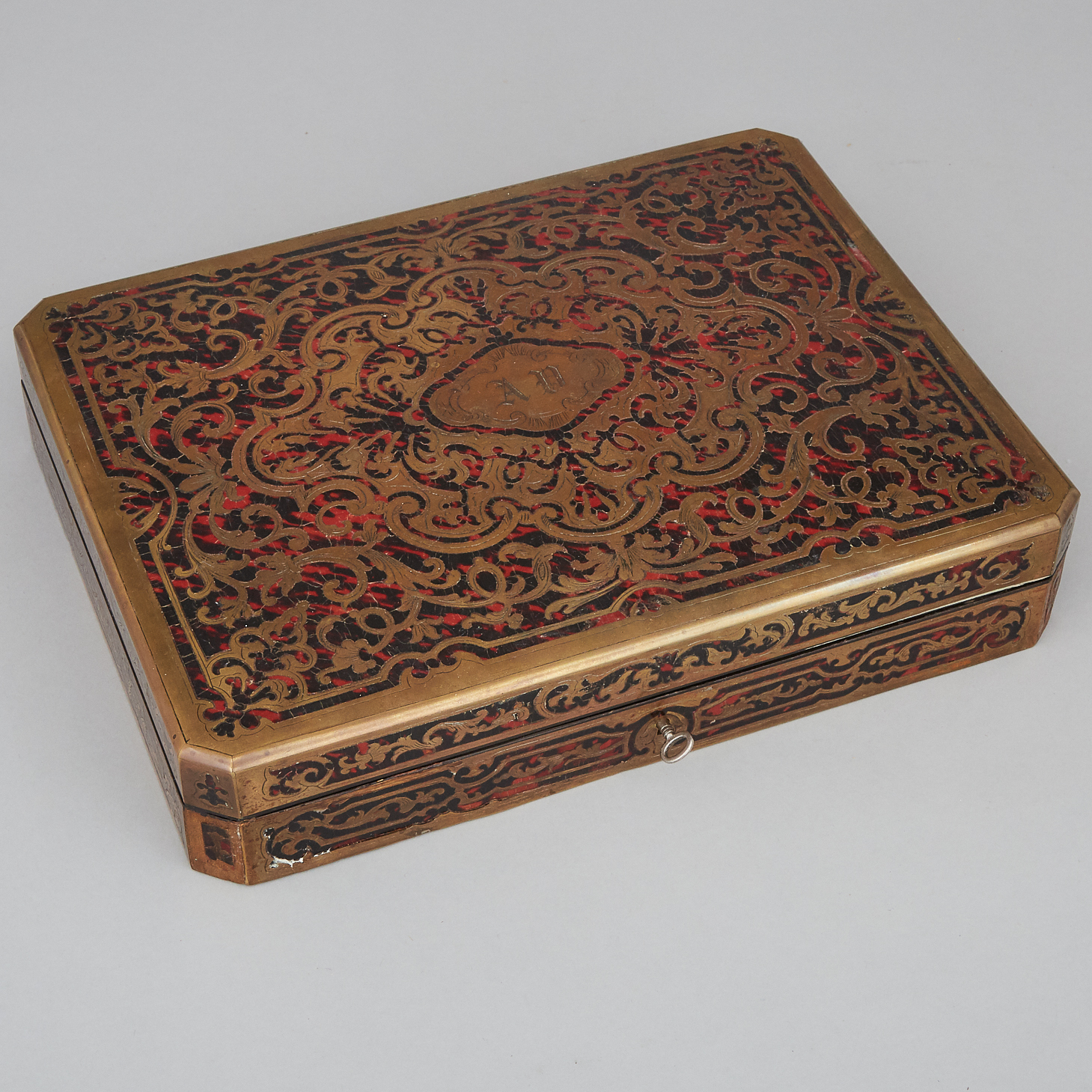 Napoleon III Boulle Work Games Case, c.1870