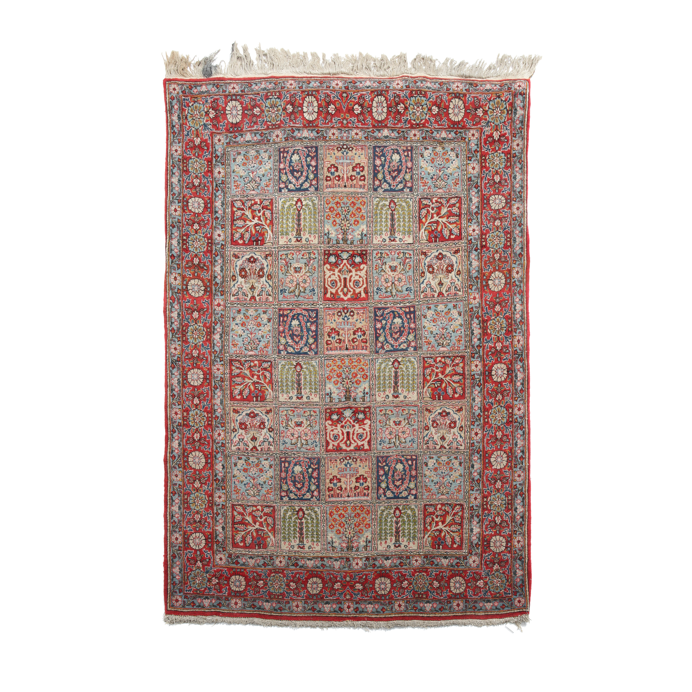 Qum Tile Design Rug, Persian, mid 20th century