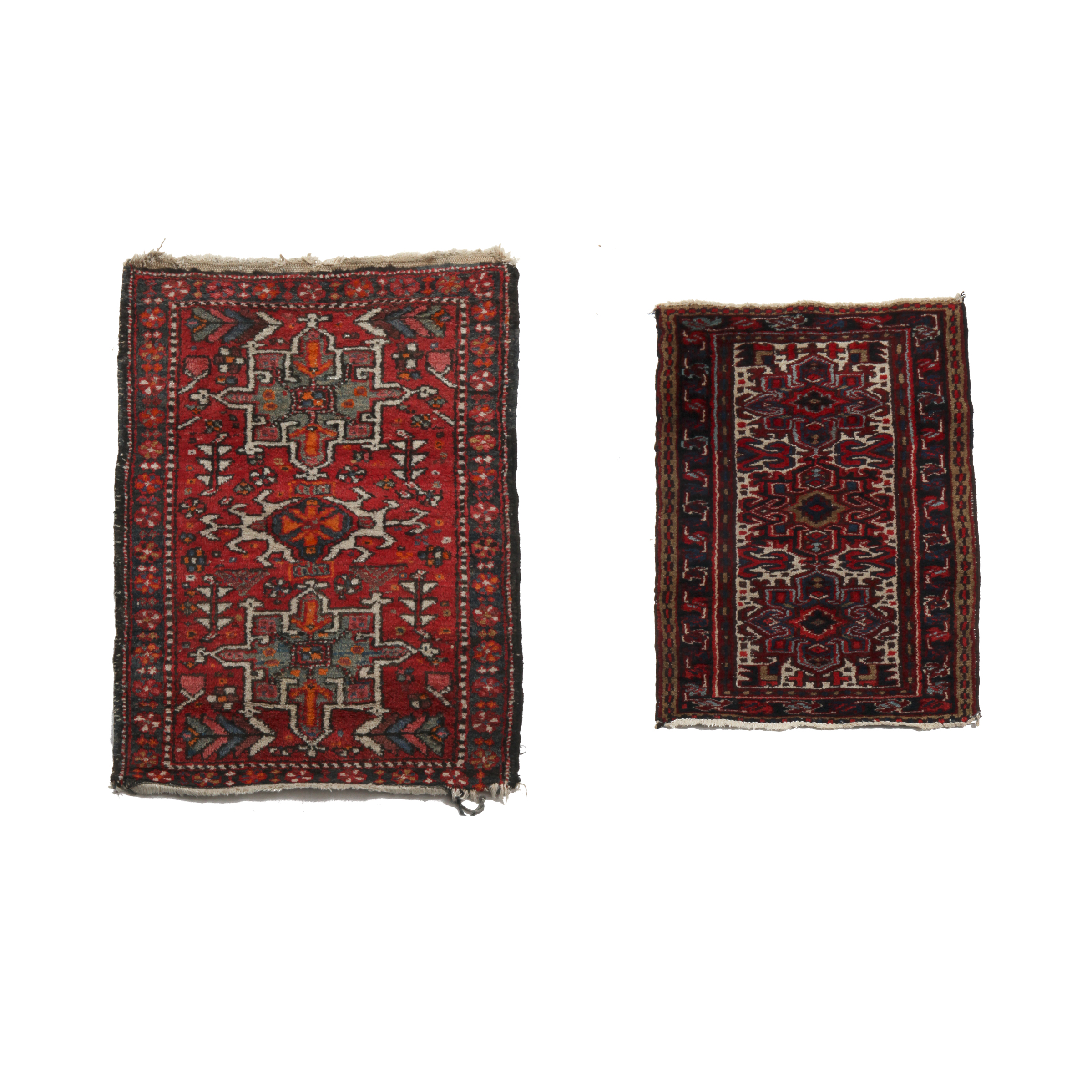 Two Karadge Mats, Persian, late 20th century