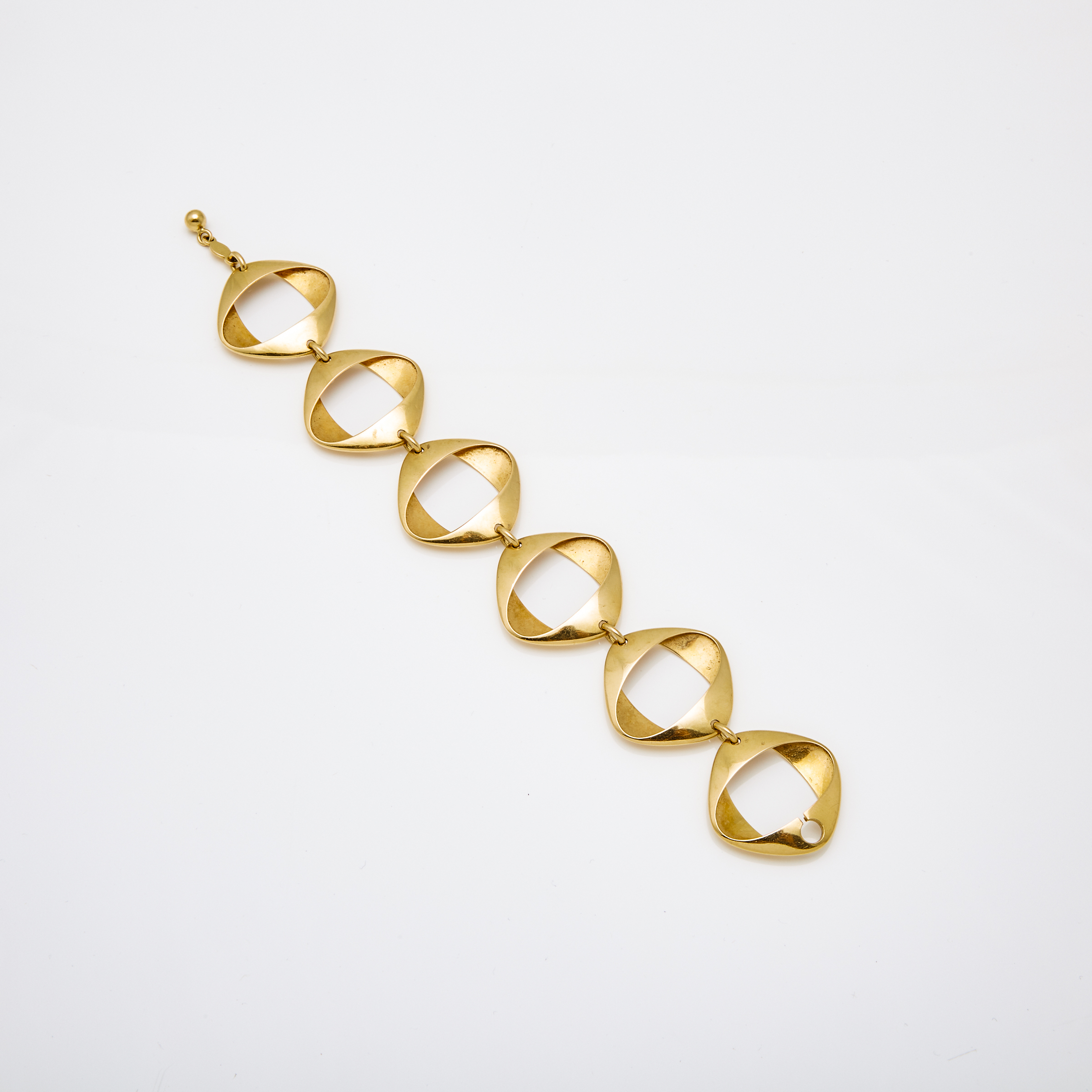 Georg Jensen Danish 18k Yellow Gold Link Bracelet