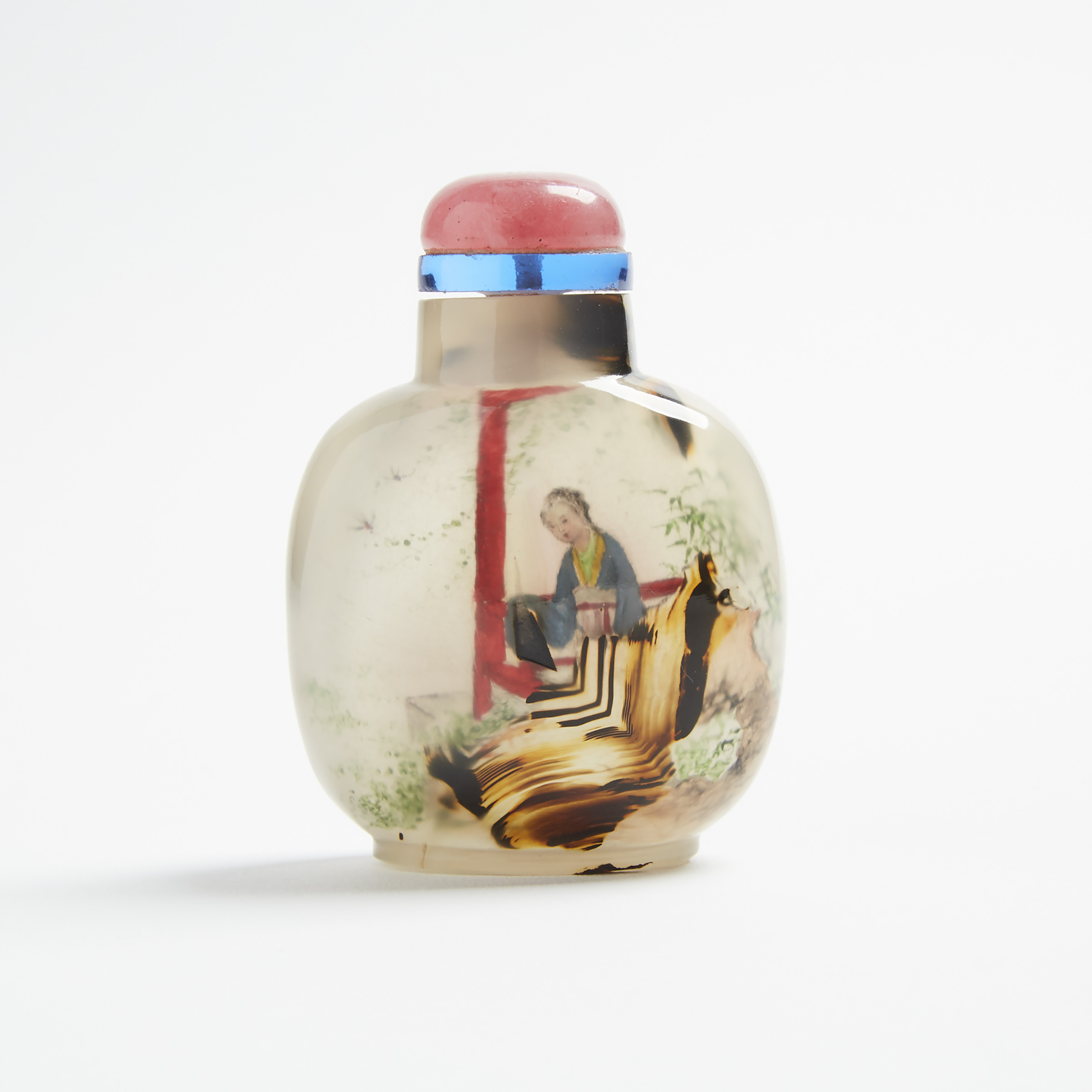 An Interior-Painted Agate Snuff Bottle, Republican Period