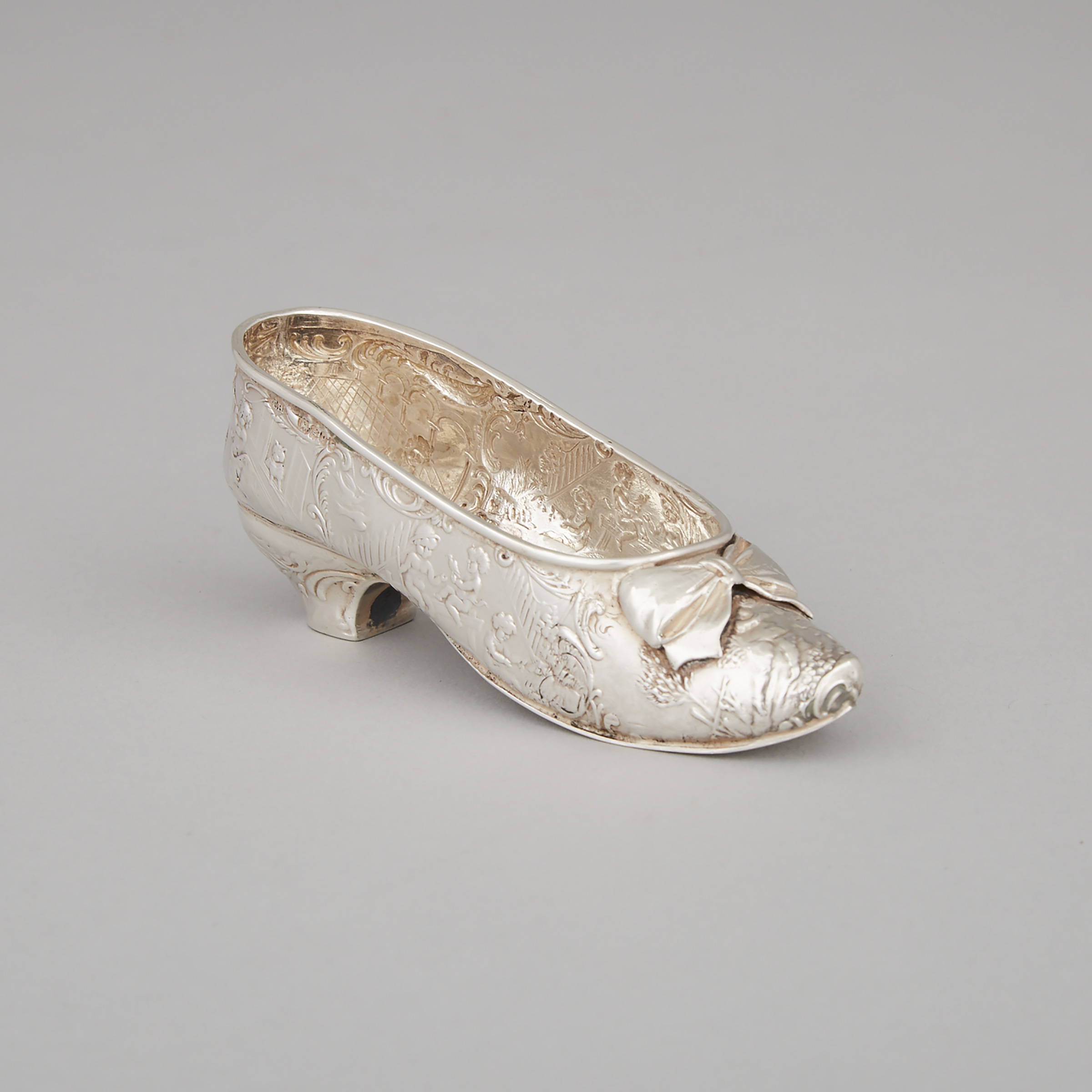German Silver Novelty Shoe, Karl Kurz, Kesselstadt, c.1900
