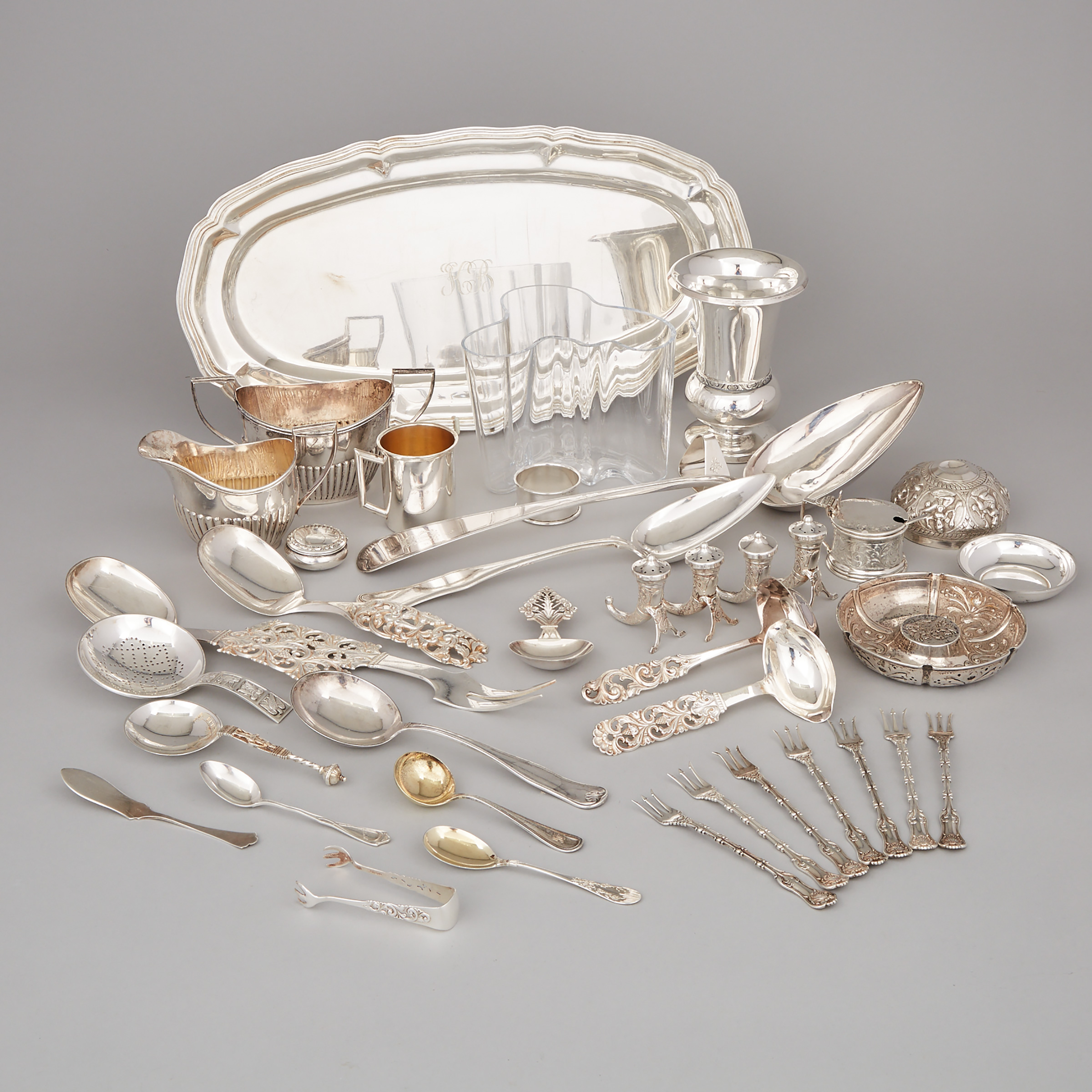 Group of Mainly North American, Scandinavian and English Silver, 20th century