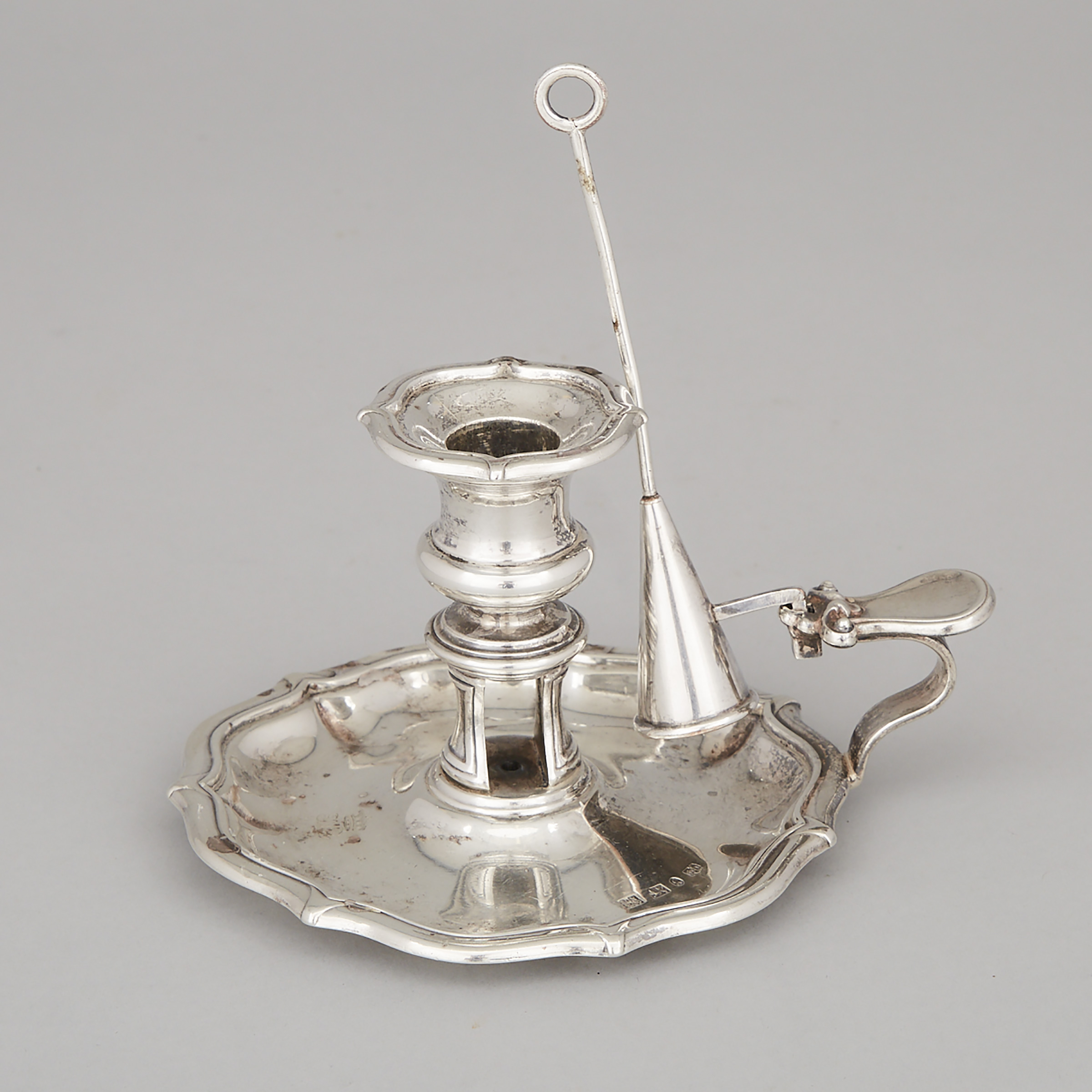 William IV Silver Chamberstick, S. C. Younge & Co., Sheffield, 1831