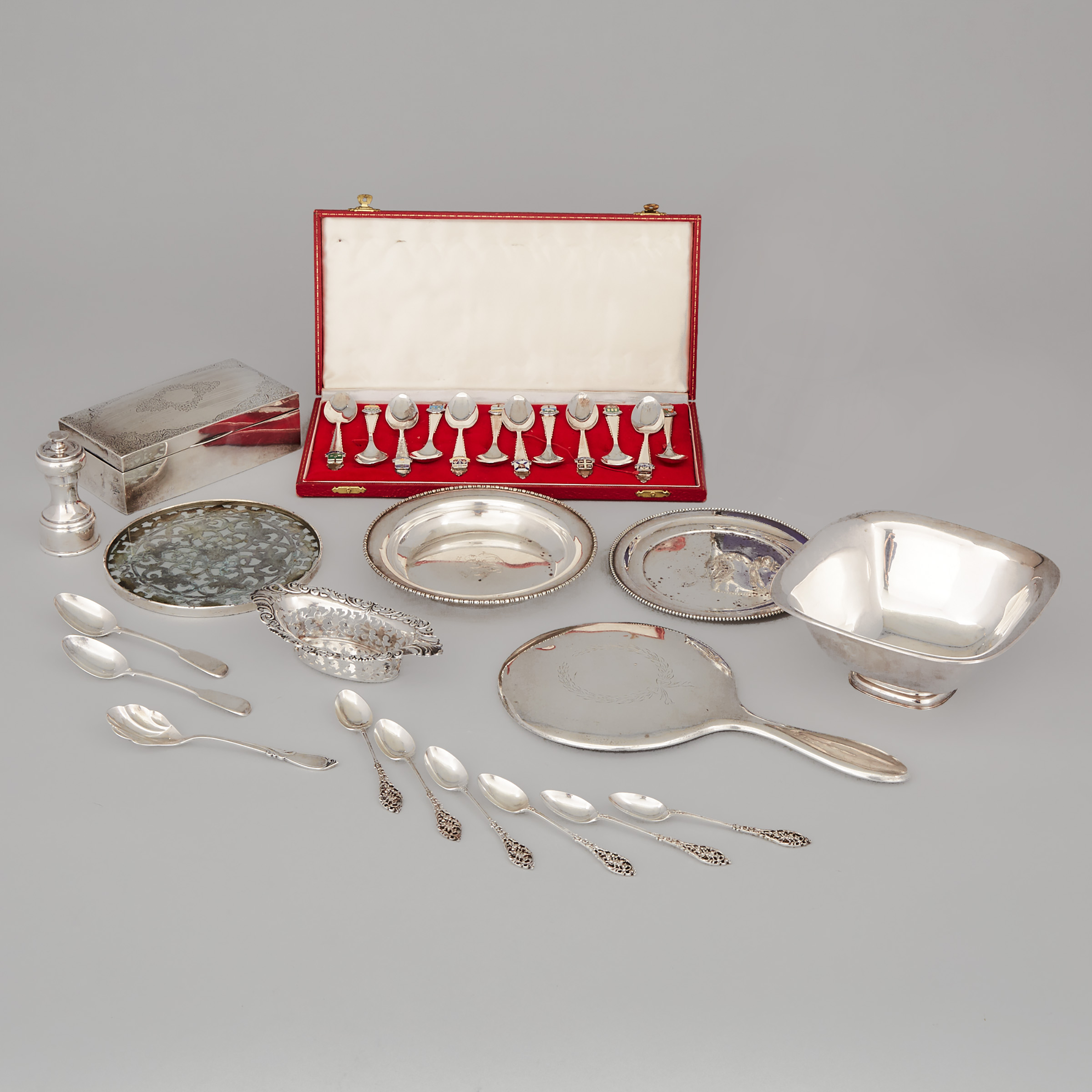 Group of North American, English and Continental Silver, mainly 20th century