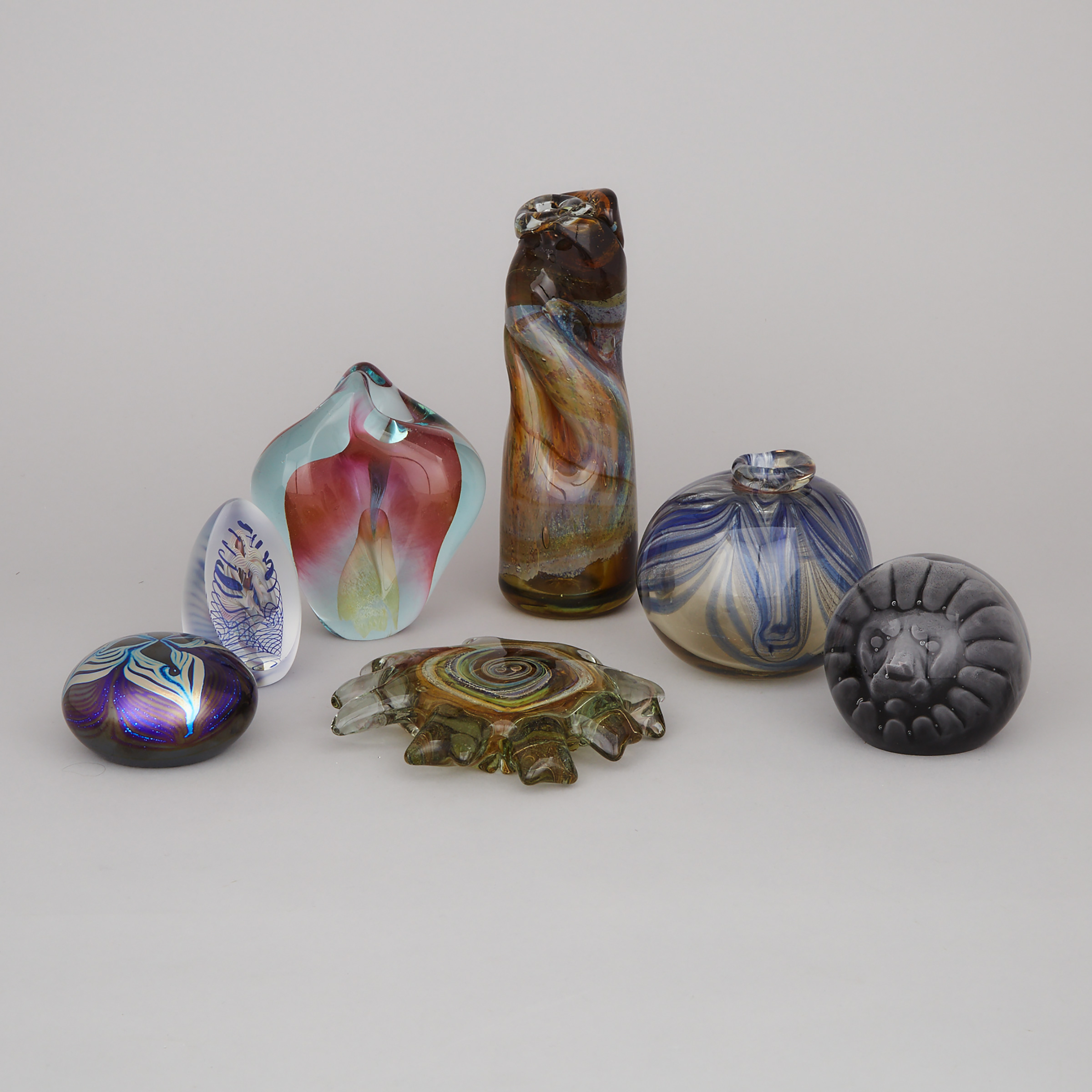 Group of Canadian, Swedish and Other Studio Glass, second half of the 20th century