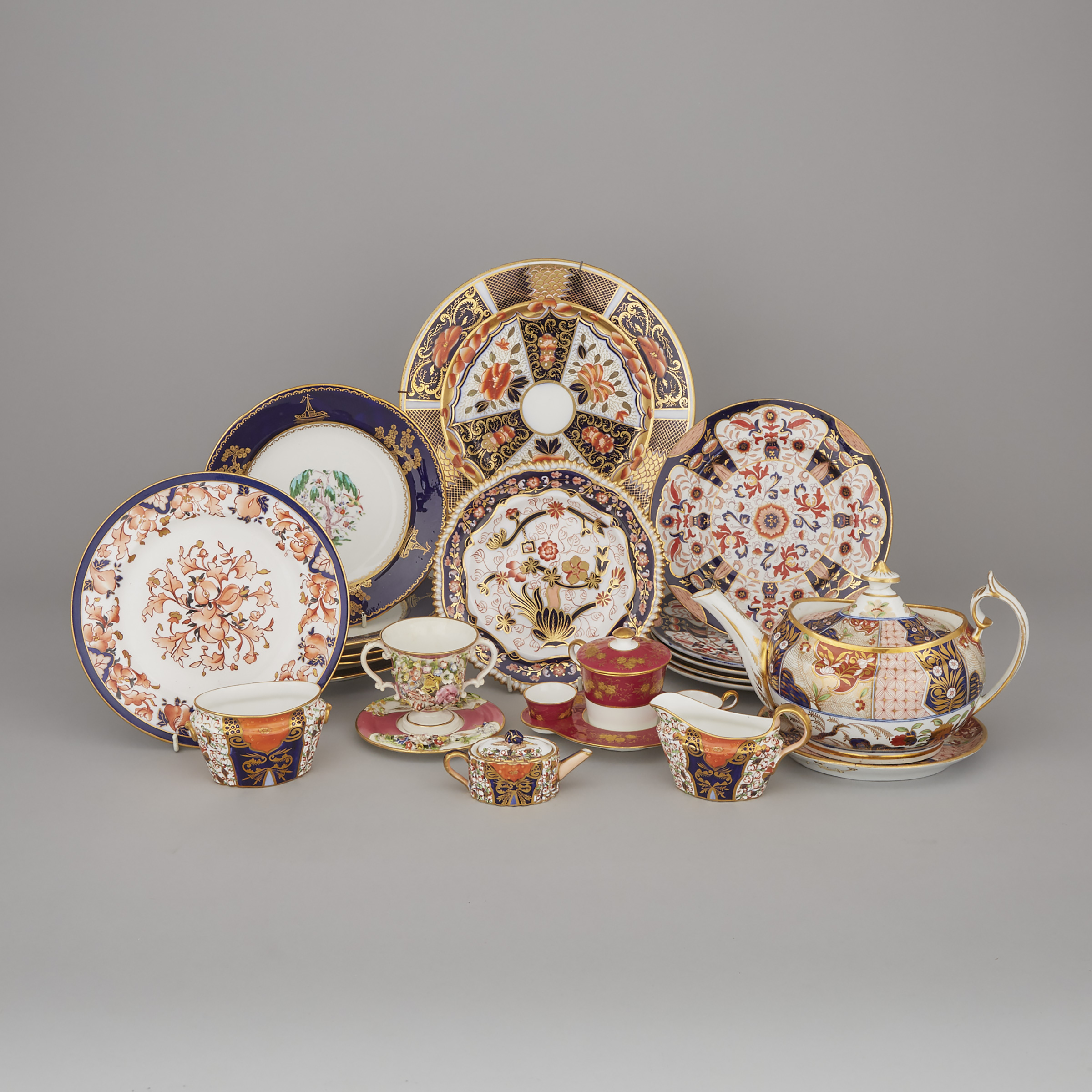 Group of English Ceramics, 19th/20th century